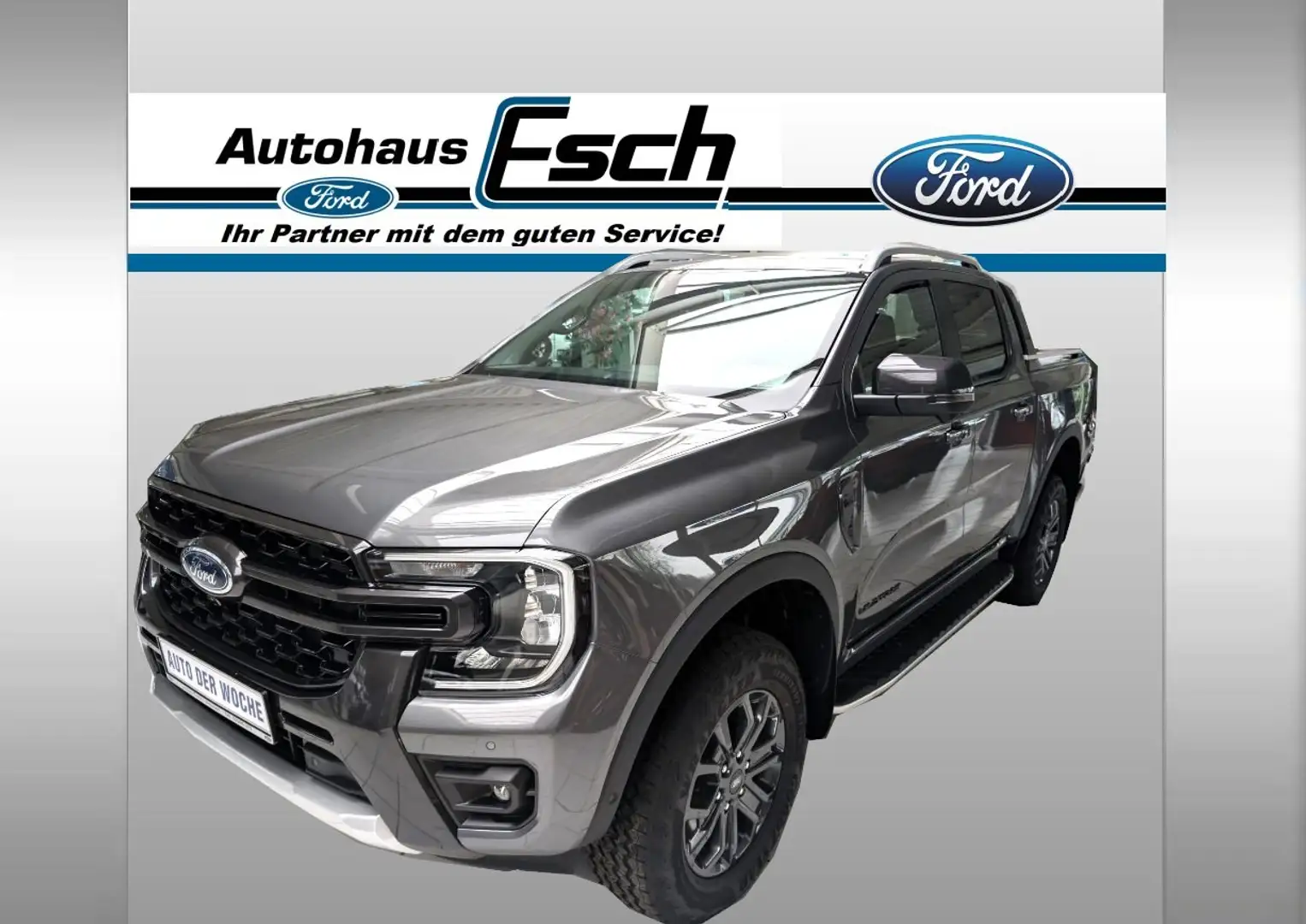Ford Ranger Wildtrak Doppelk. Autom. # Elektr. Laderaumrollo # Grau - 1