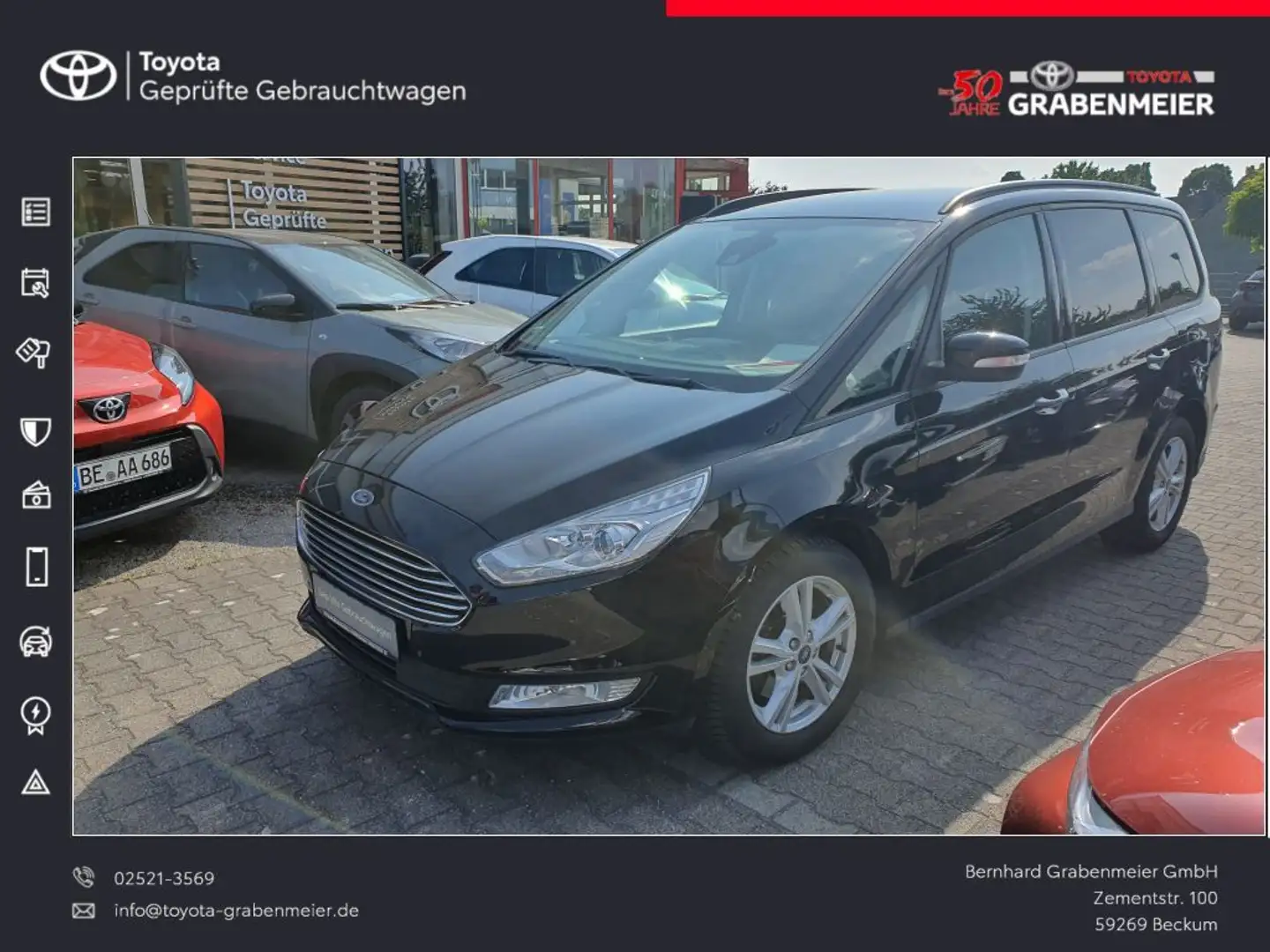 Ford Galaxy 1.5 EcoBoost Start-Stopp Business Edition Schwarz - 1