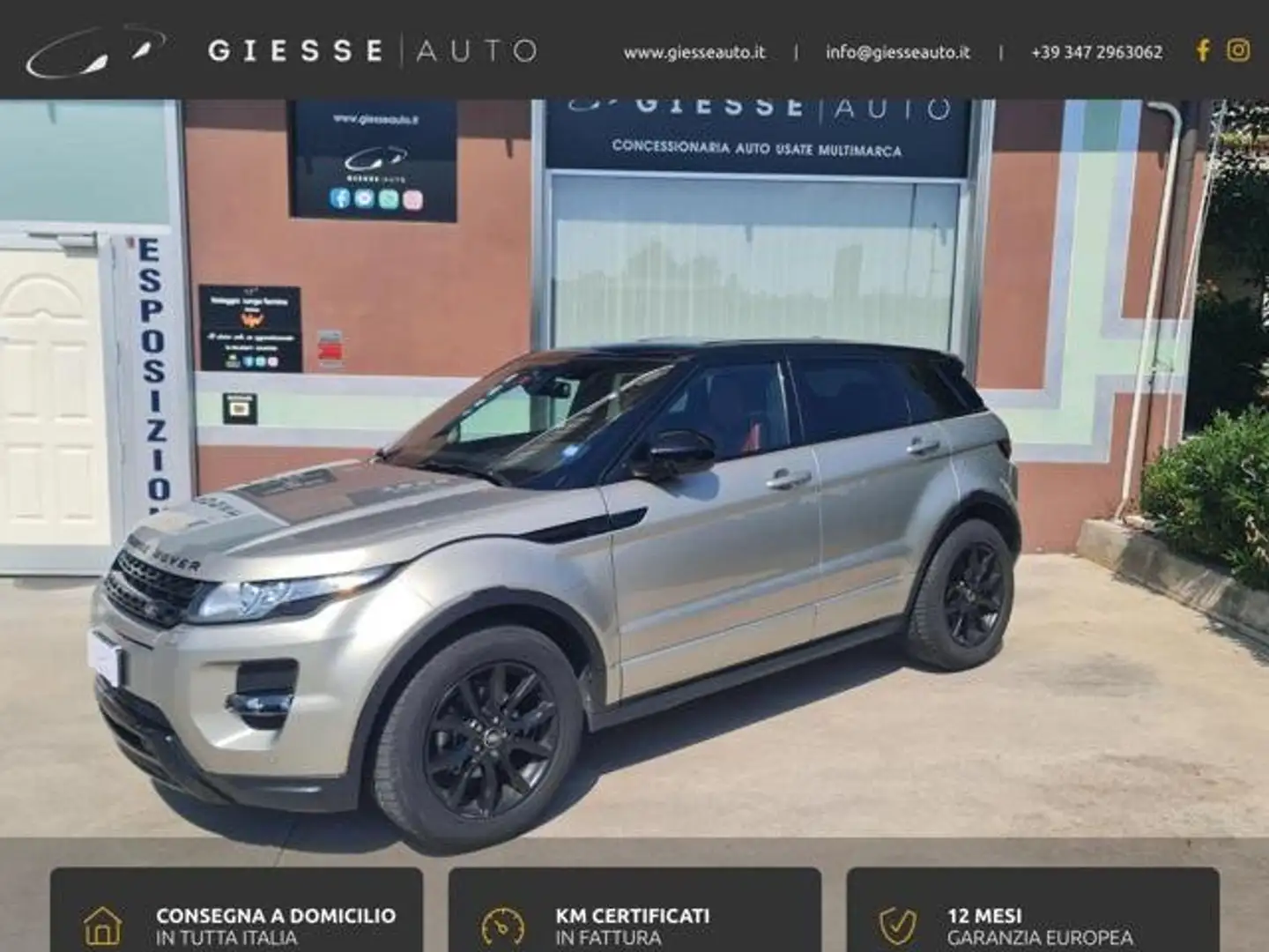 Land Rover Range Rover Evoque Evoque 5p 2.2 td4 Dynamic 150cv auto 9m NAVI, LED Beige - 1