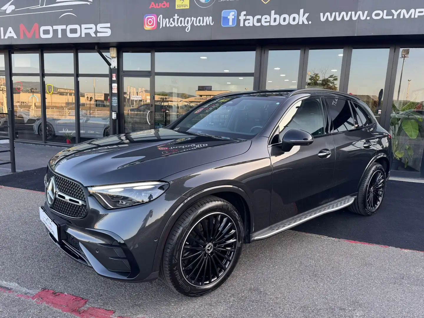 Mercedes-Benz GLC 220 D 4M PREMIUM AMG NIGHT NAVI LED 20' TETTO KAMERA Grigio - 1