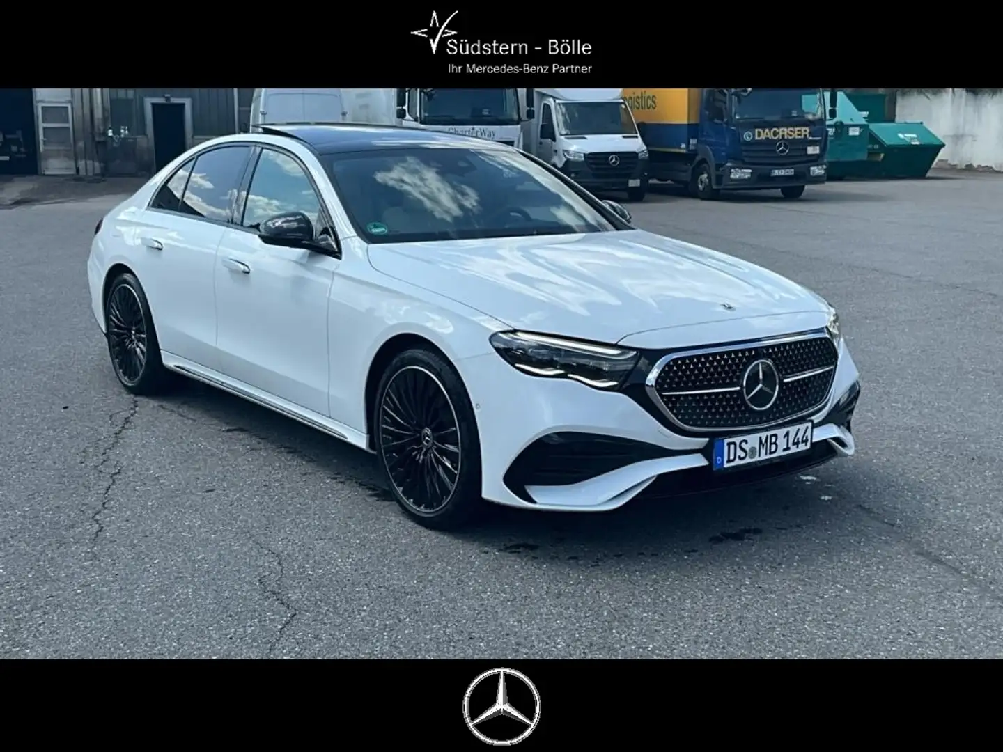 Mercedes-Benz E 450 d 4M +AMG+DISTRO+SHZ+NAVI+LUFTFEDERUNG+PDC Blanc - 2