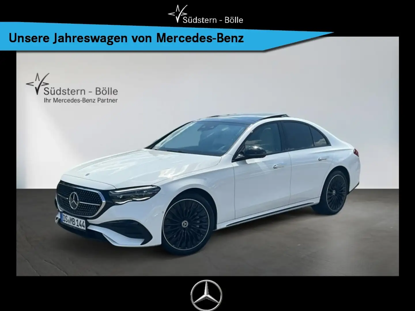 Mercedes-Benz E 450 d 4M +AMG+DISTRO+SHZ+NAVI+LUFTFEDERUNG+PDC Blanc - 1