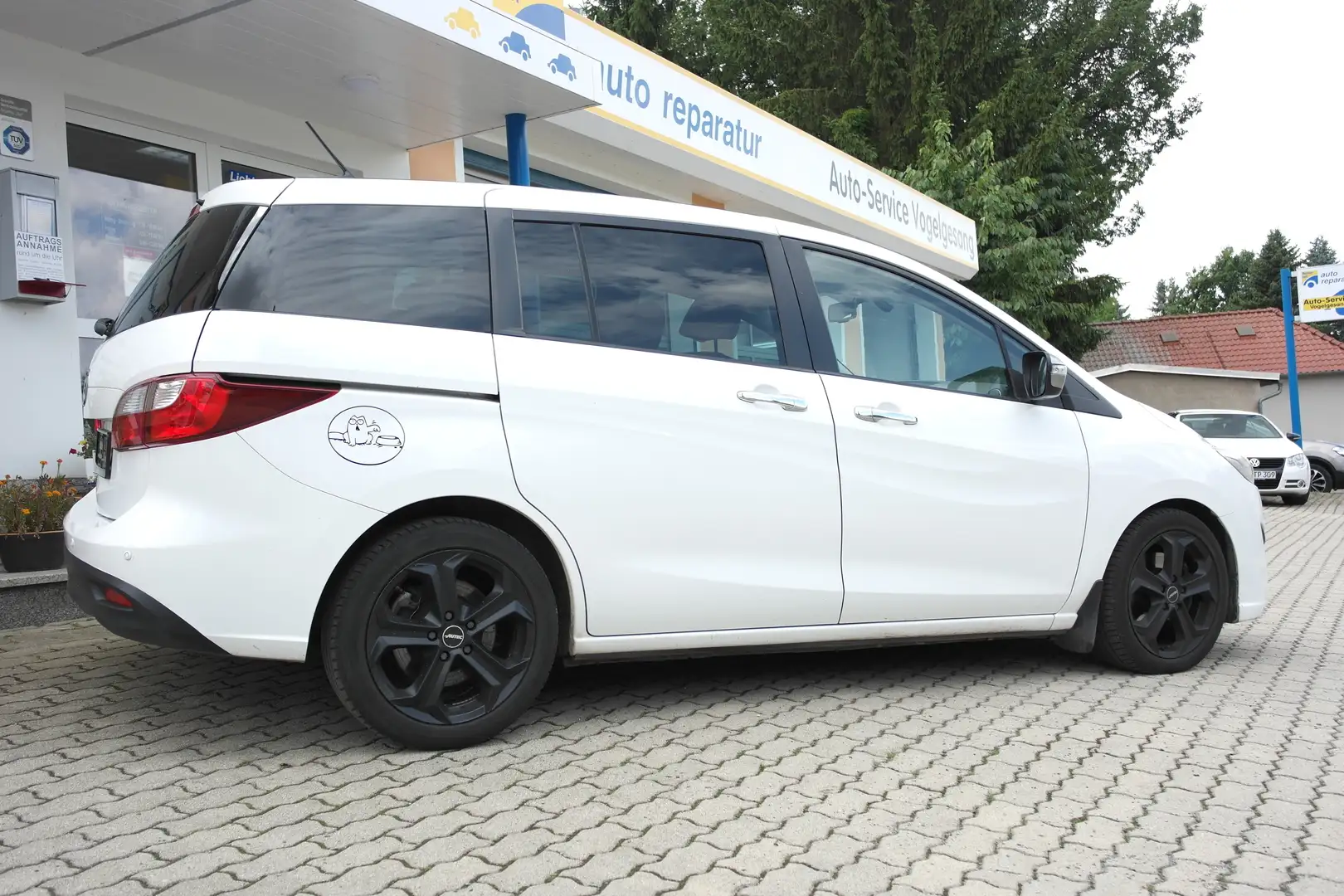 Mazda 5 Sendo, Klimaautomatik, Kompressionsverlust Alb - 2