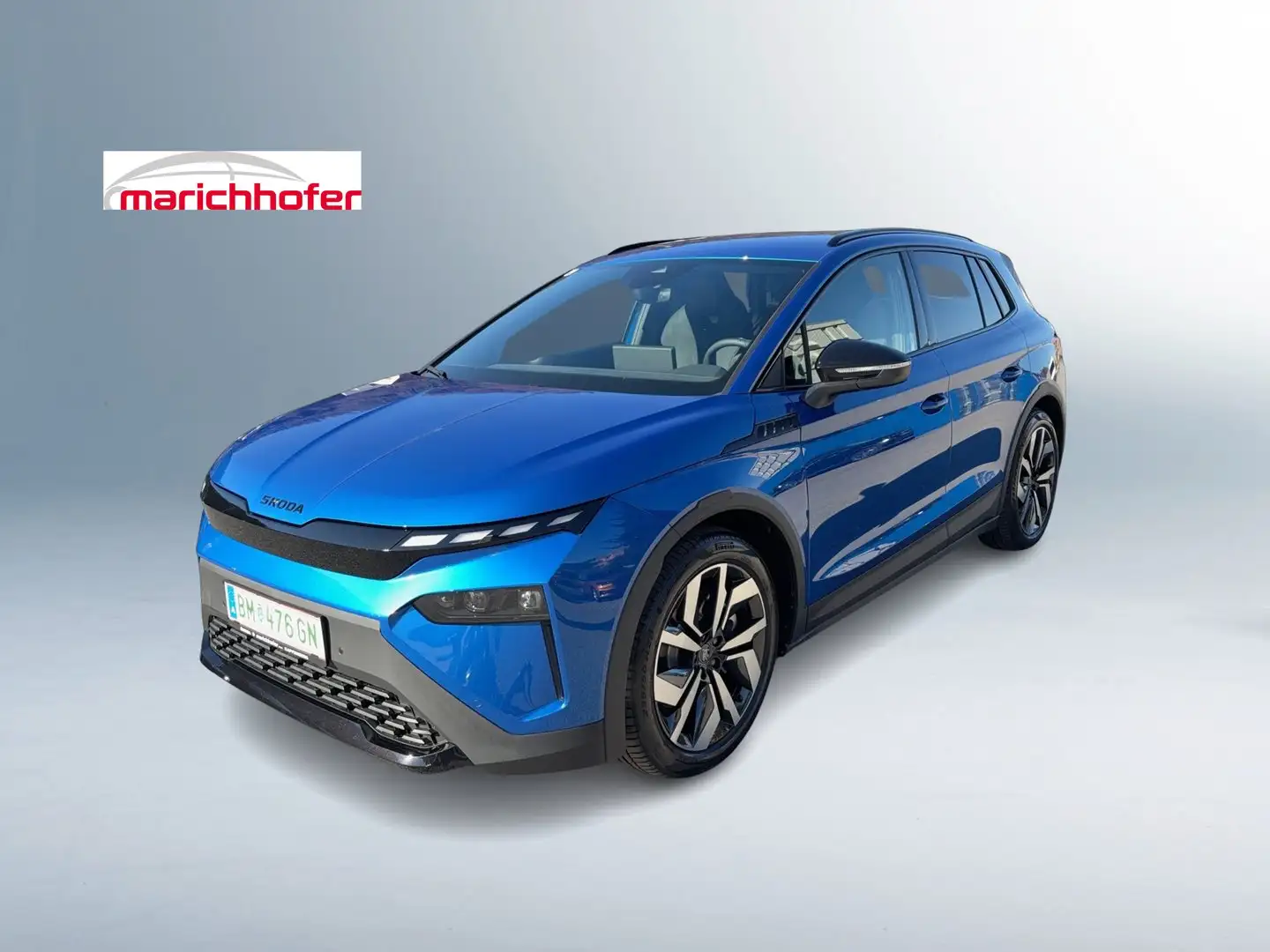 Skoda Elroq Sportline 85 Bleu - 1