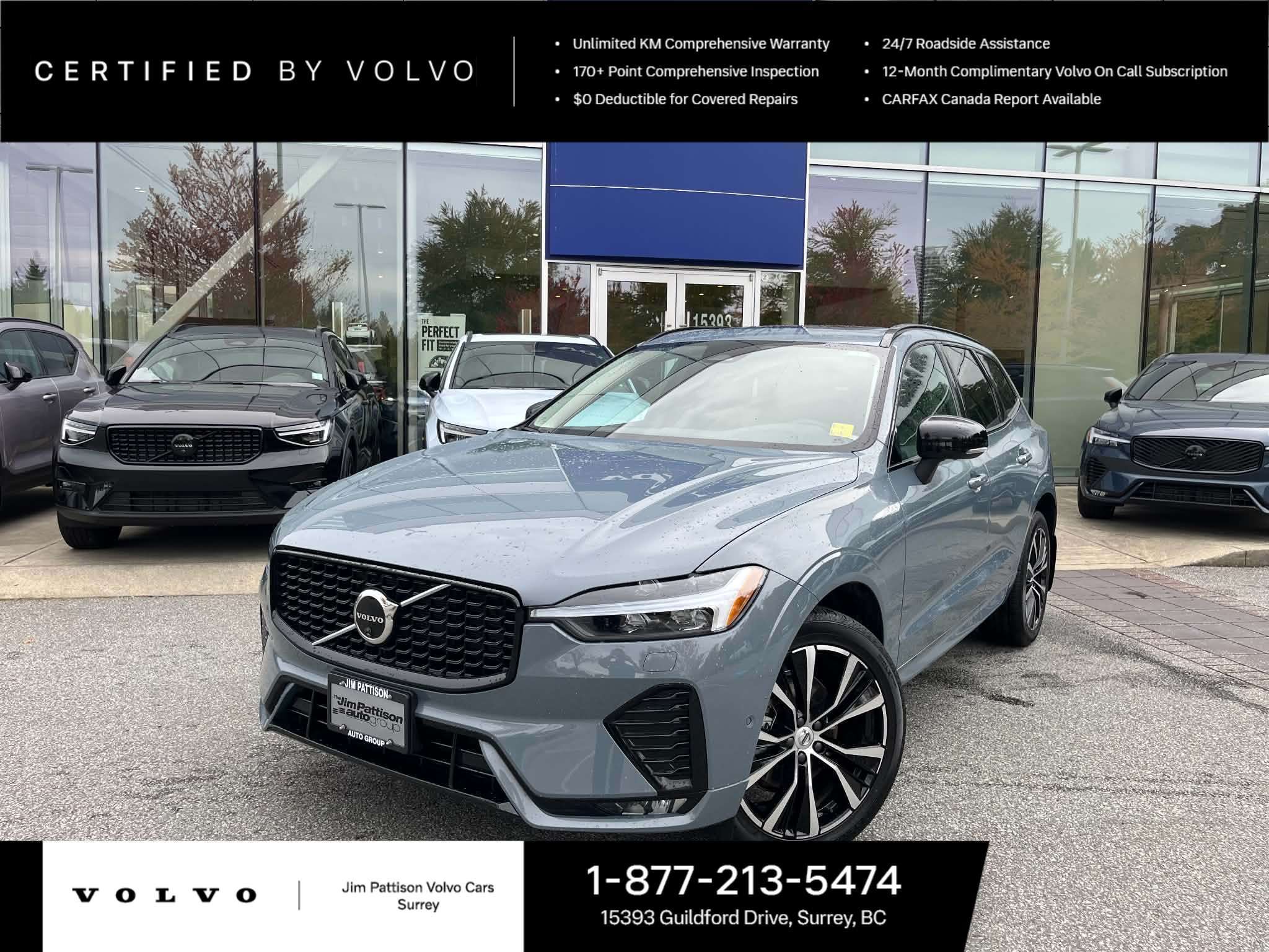 Gray 2024 Volvo XC60 SUV / Crossover All-Wheel Drive 8-Speed Automatic