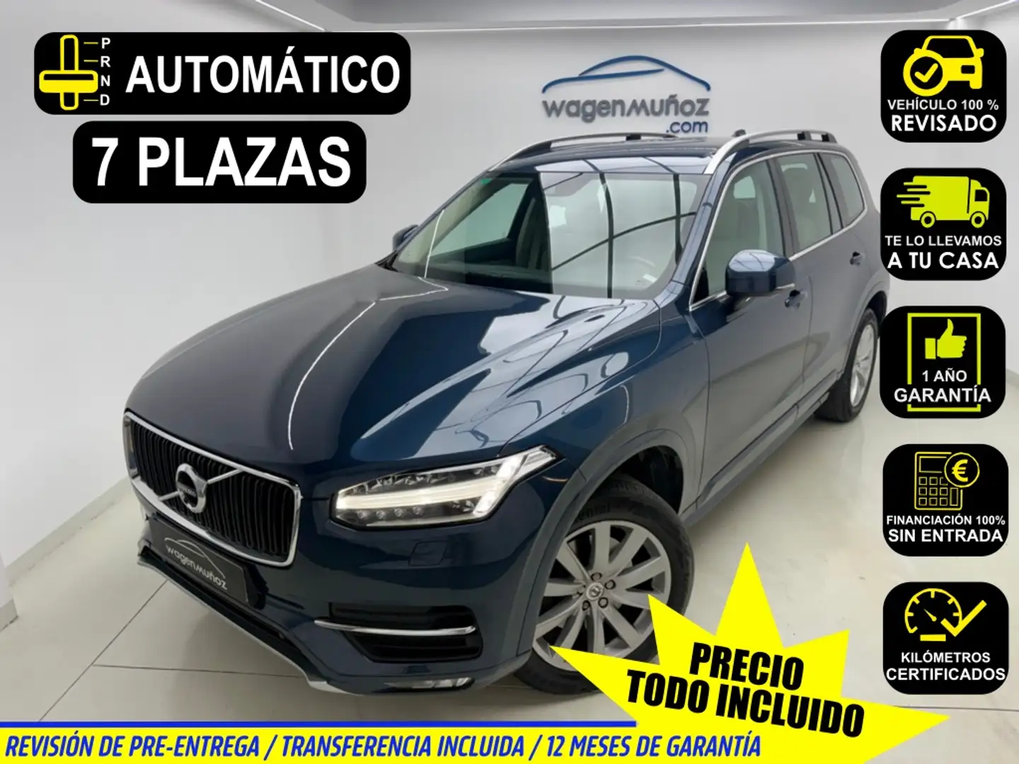 Volvo XC90 D5 Momentum 5pl. AWD 235 Aut. (9.75) Azul - 1
