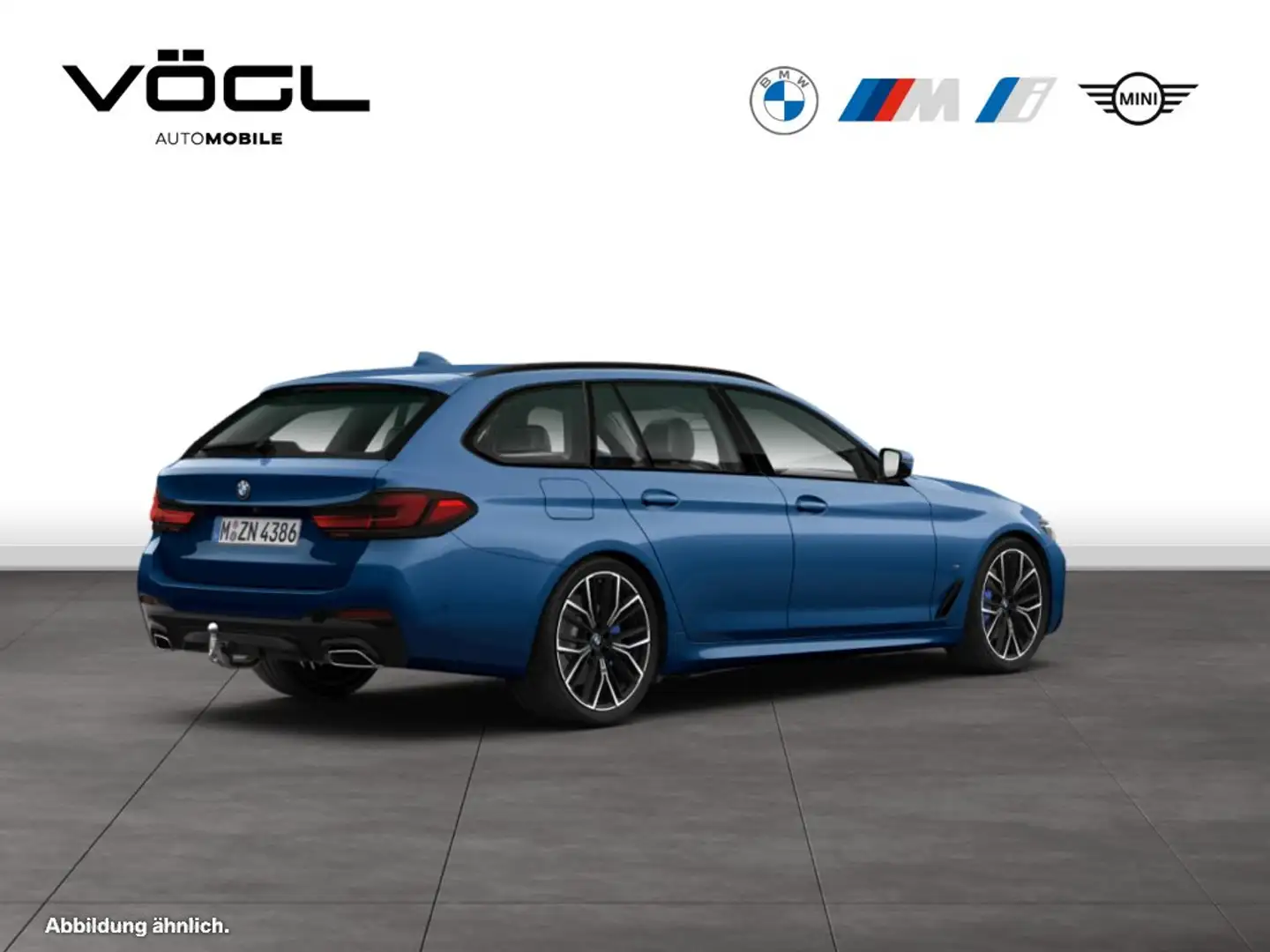 BMW 530 d xDrive Touring M Sportpaket Head-Up Panoramadach Bleu - 2