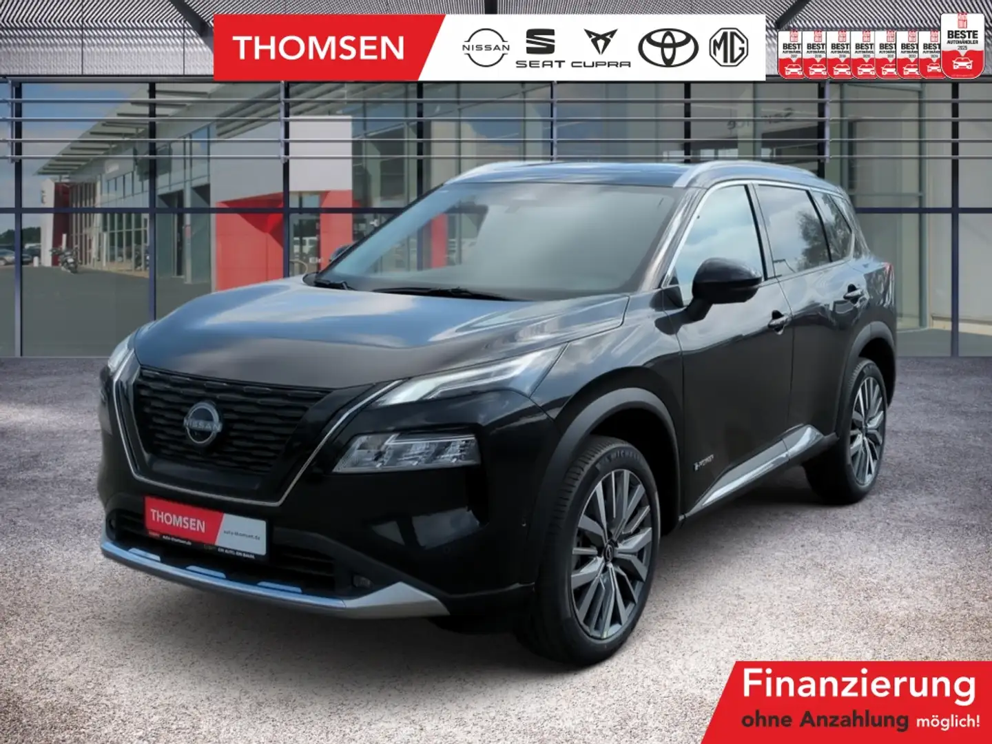 Nissan X-Trail 1.5 VC-T e-4ORCE 4x4 Tekna AUT Pano Bose Schwarz - 1