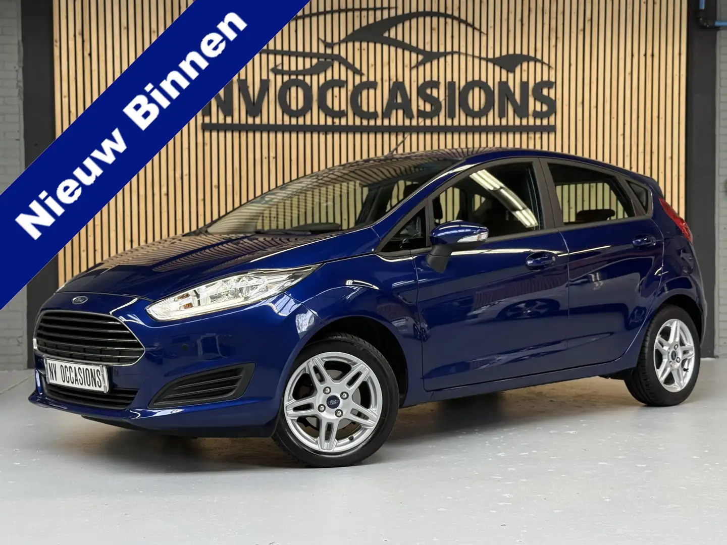 Ford Fiesta 1.0 Style AIRCO/PDC/ELEKR/NAP/LED/15"LV/SPORTIEF! Blauw - 1