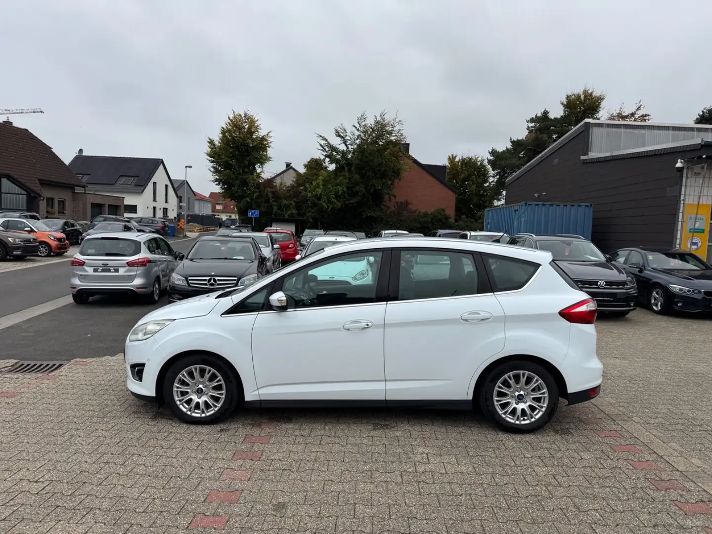Ford C-Max Titanium PDC Tempo Sitzhz Alus 2.HAND Bianco - 2