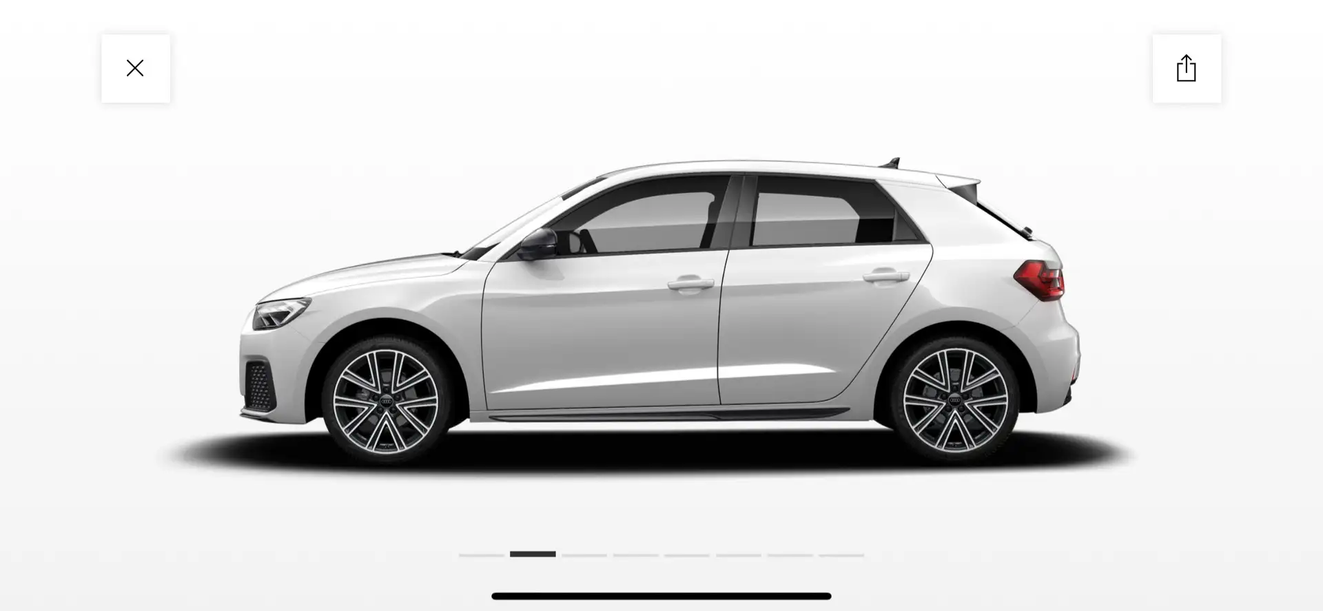 Audi A1 sprtback black line edition Weiß - 2
