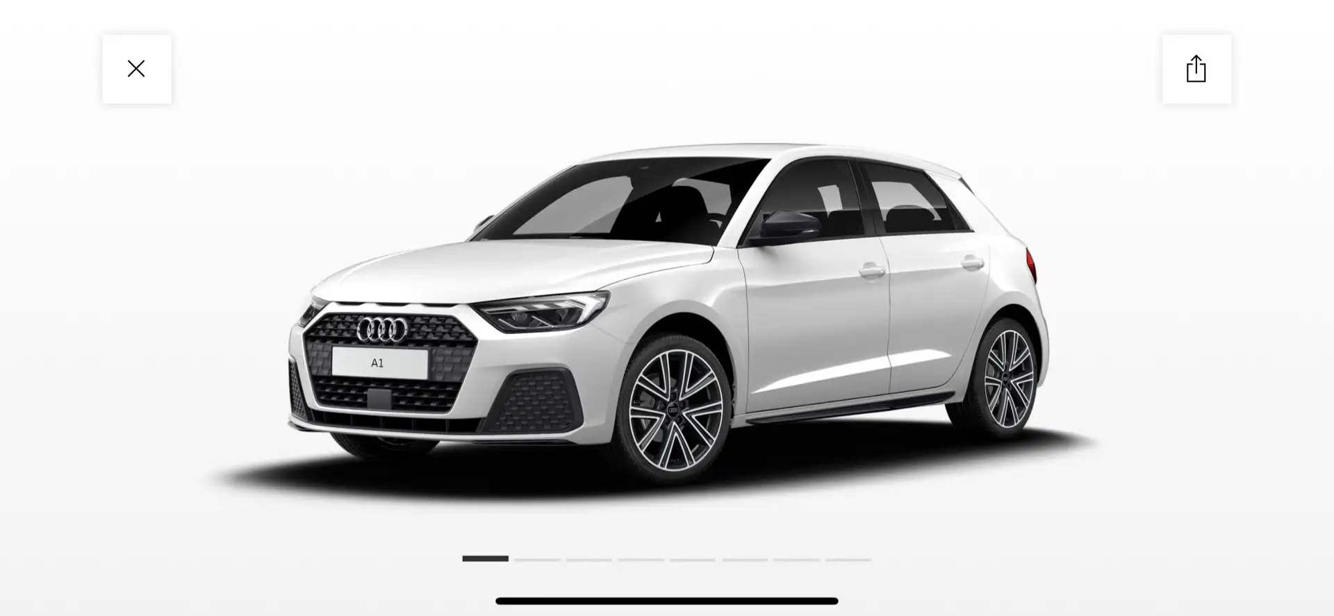 Audi A1 sprtback black line edition Weiß - 1