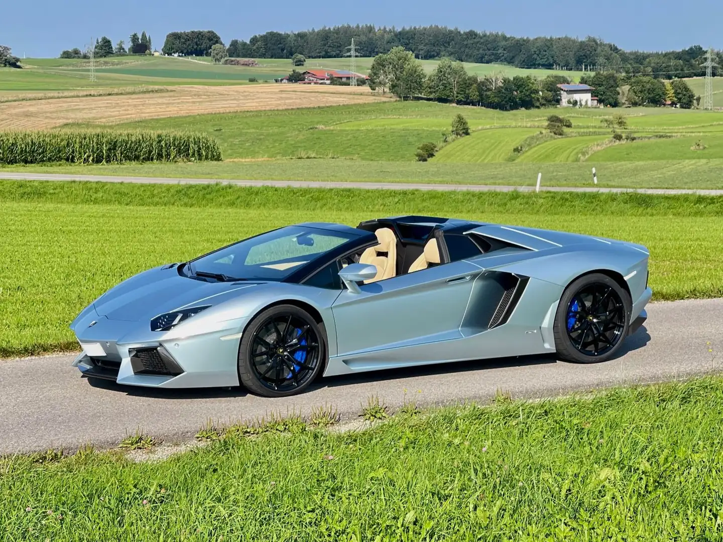 Lamborghini Aventador LP 700-4 Roadster*LIFT*CARBON EXT.+MOT Blau - 2