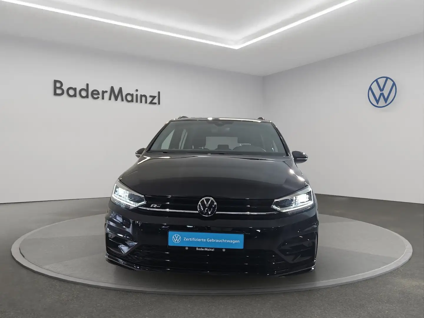 Volkswagen Touran 1.5TSI R Line Navi LED AHK Pano RFK 7-Sitzer Schwarz - 2