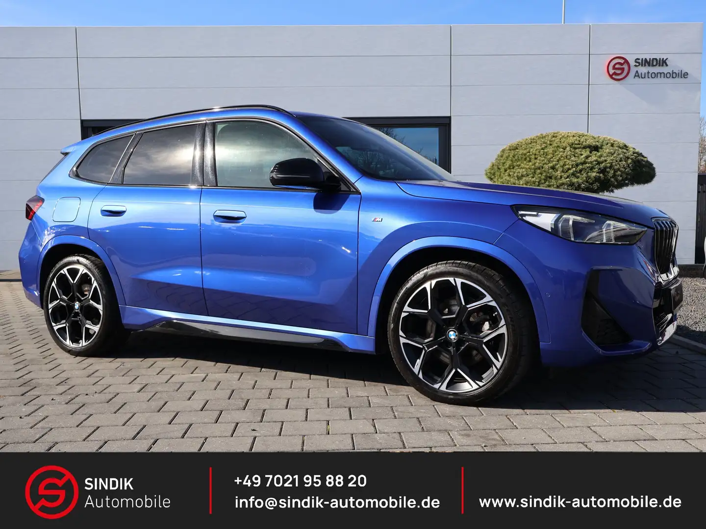 BMW X1 23d xDrive M Sport-ACC-el.AHK-Kamera-Widescr. Blau - 1