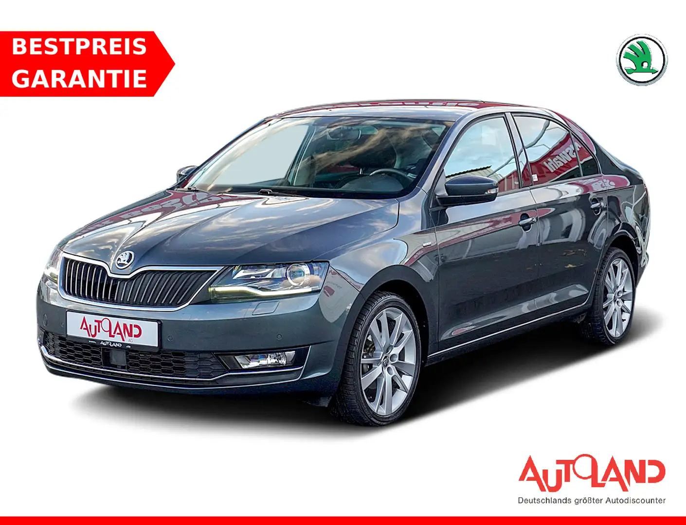 Skoda Rapid/Spaceback Rapid 1.0 Clever Xenon Kamera Tempomat Grau - 1