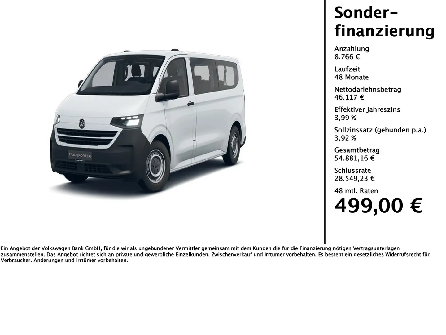 Volkswagen T7 Kombi LR 110 kW TDI Automatik Blanc - 1