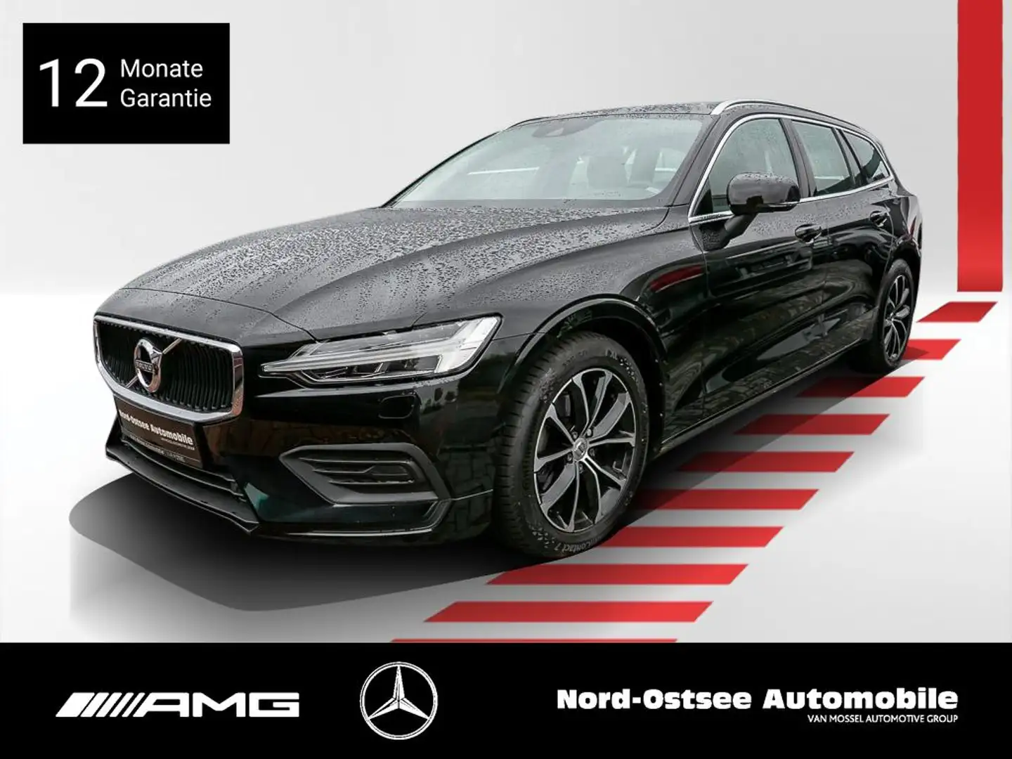 Volvo V60 V 60 T4 MOMENTUM PRO PDC NAVI LED TEMPO NEBEL Schwarz - 1