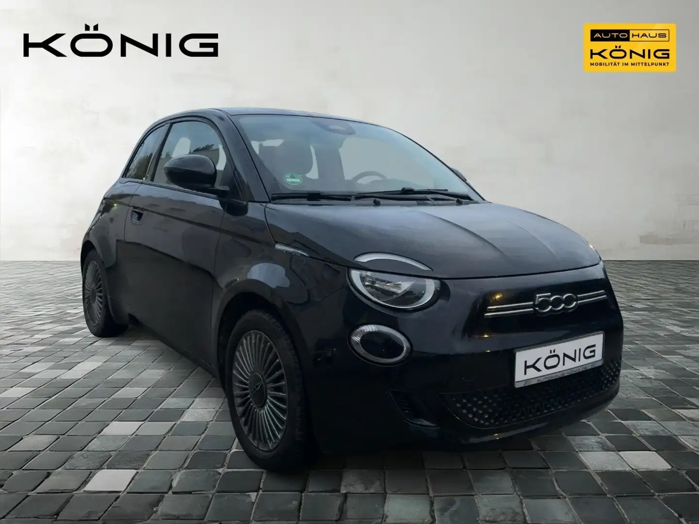 Fiat 500e Icon CCS Tempomat*Klimaautomatik*CarPlay Schwarz - 2