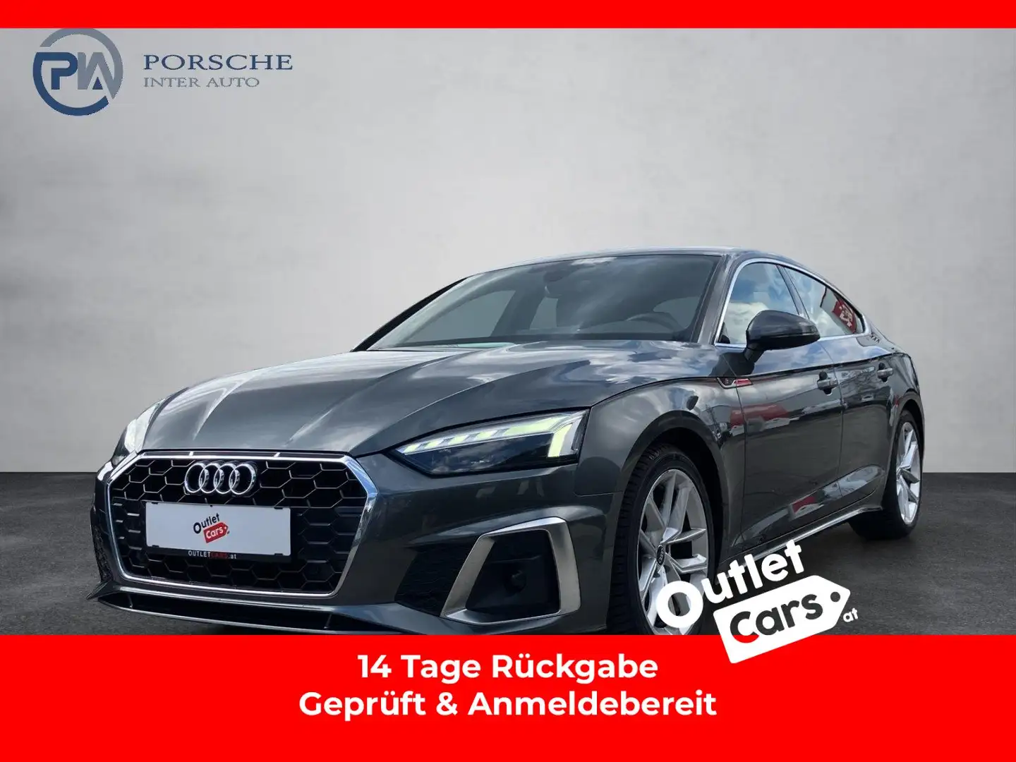 Audi A5 SB 35 TDI S-Line Aut. MATRIX+B&O+LEDER+ASSIST Grau - 1