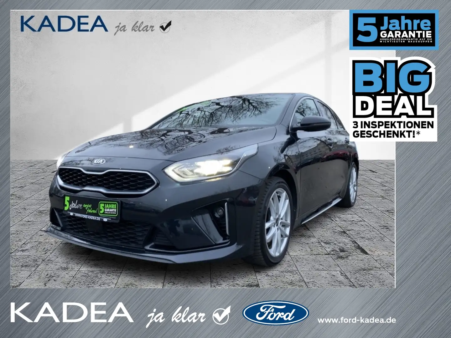 Kia ProCeed / pro_cee'd ProCeed GT-Line ACC|LED|Navi-CarPlay|8xRäder|Kam Noir - 1