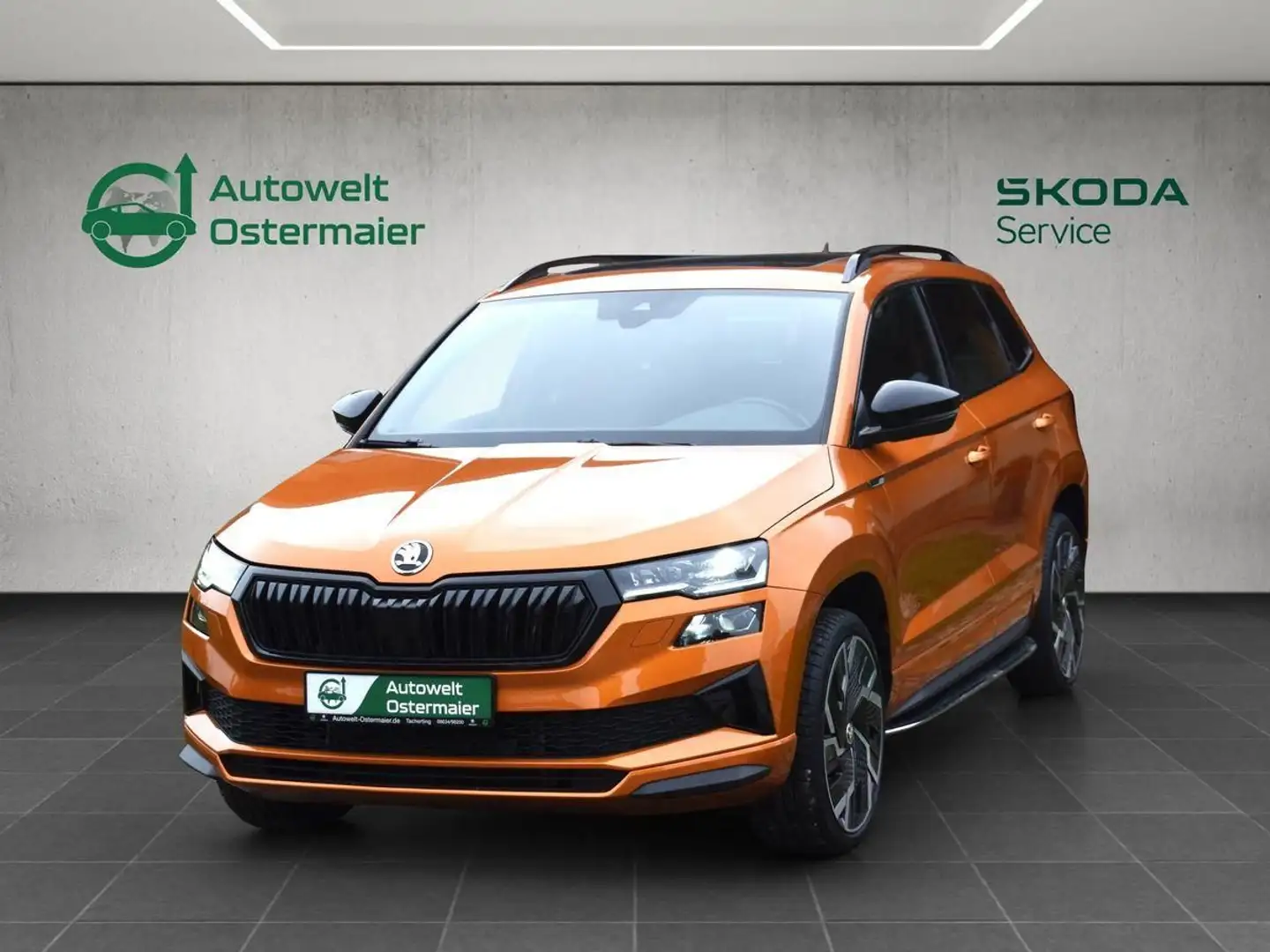 Skoda Karoq 1.5TSI Sportline*AHK*Matrix-LED*ACC*Pano Naranja - 1