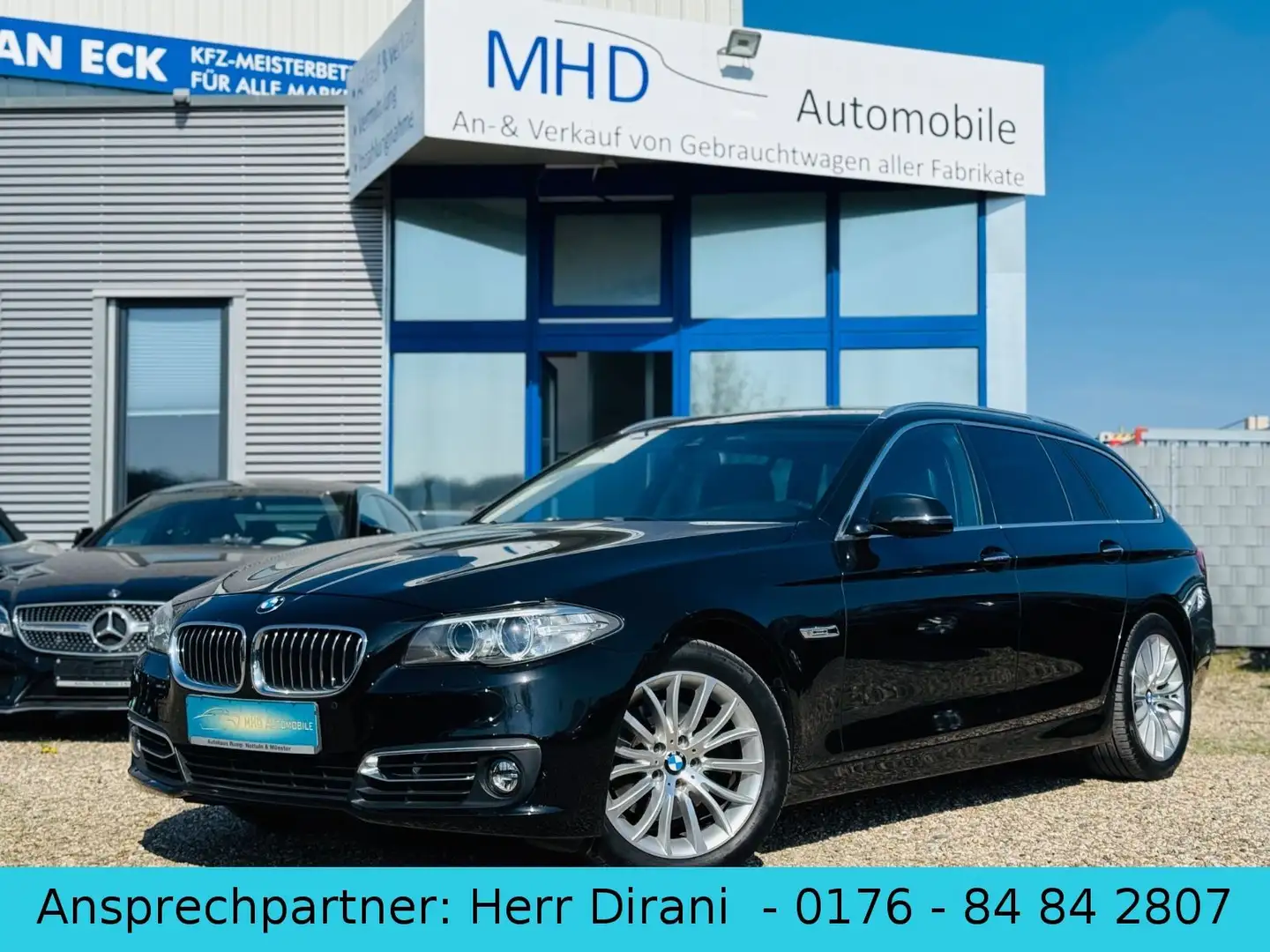 BMW 520 d Touring Luxury Aut. *NaviProf*KeyGO*BiXen Schwarz - 1