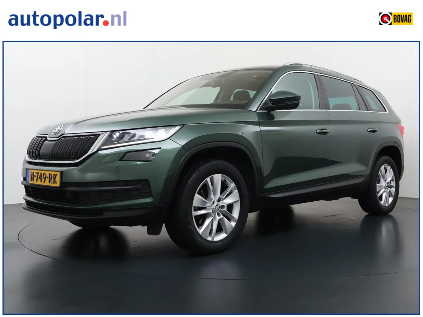 Skoda Kodiaq 1.5 TSI Business Edition Plus Trekhaak/Panodak/Cam Grün - 1