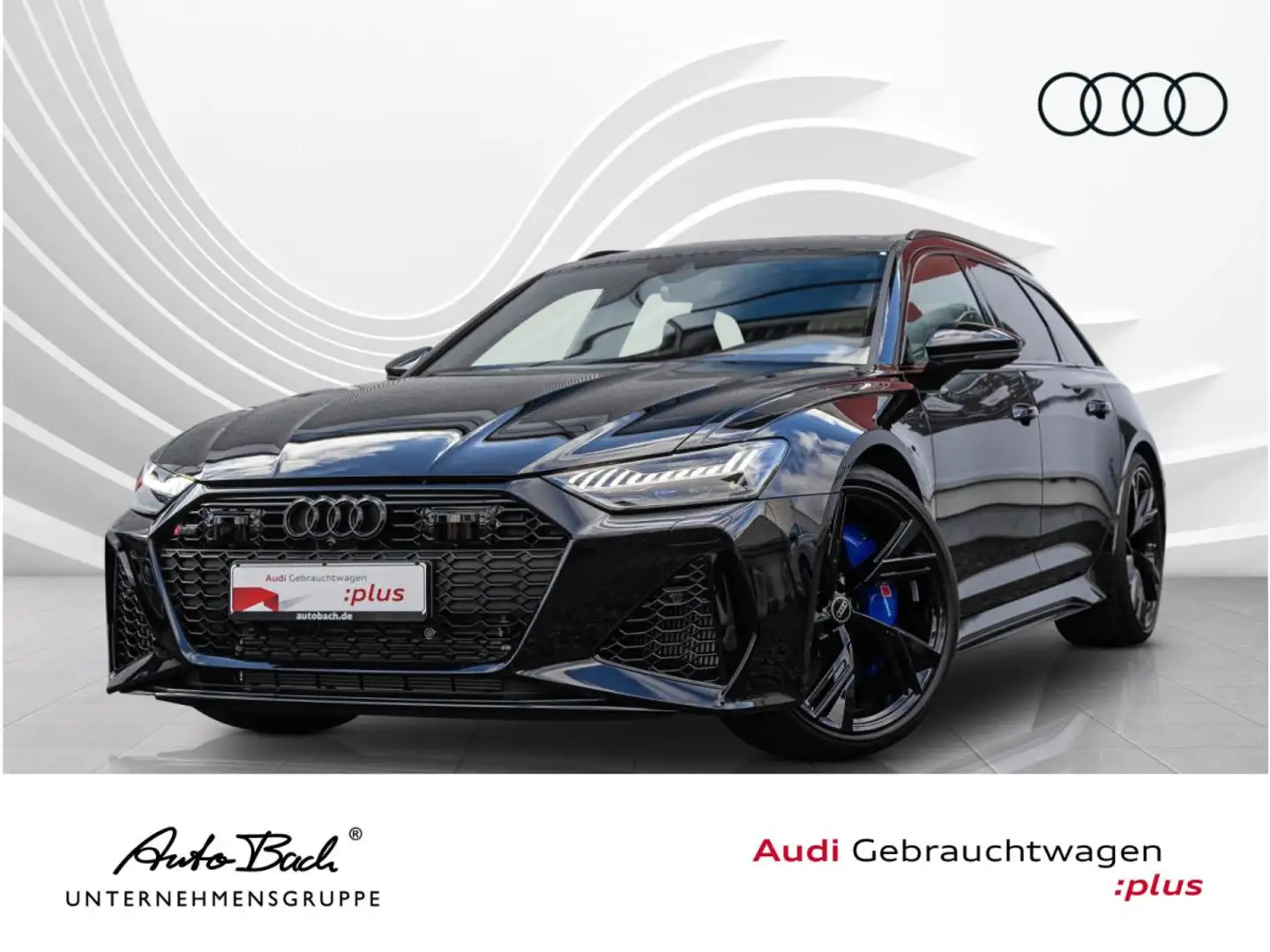 Audi RS6 Avant Dynamik-Plus Keramik Standhzg Pano HuD B&O Schwarz - 1