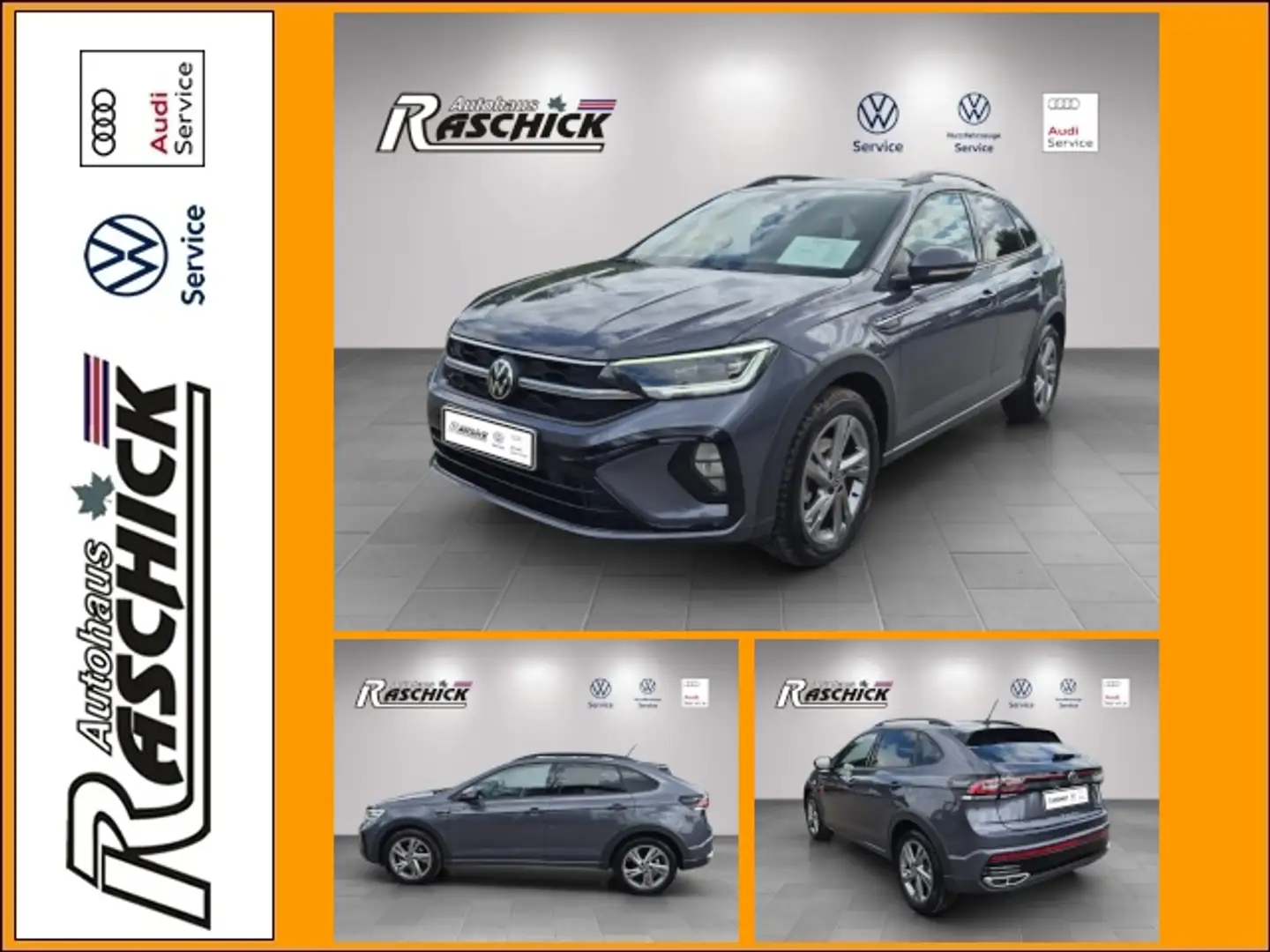 Volkswagen Taigo R-Line 1.0 TSI DSG Matrix Navi ACC Klima Navi Grau - 1