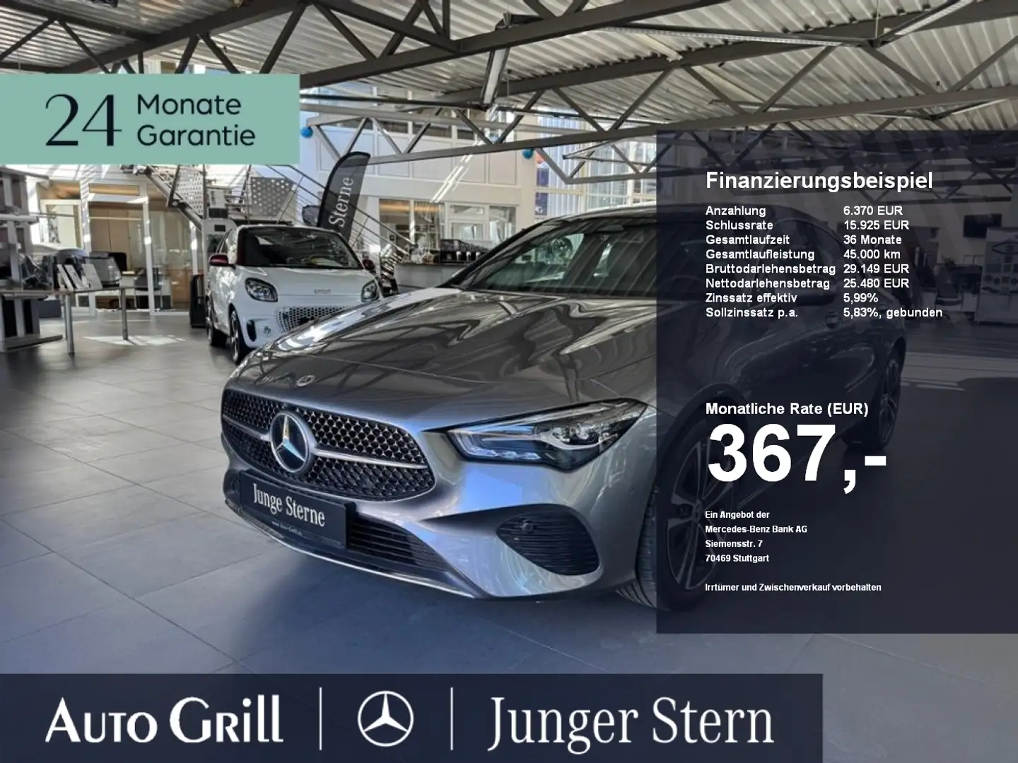 Mercedes-Benz CLA 180 Progressive DistronicOD Kamera KeyGO Grau - 1