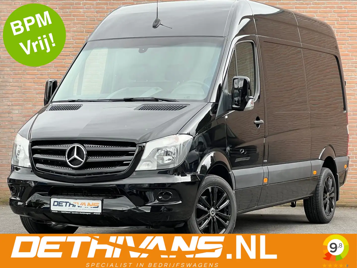 Mercedes-Benz Sprinter 316CDI 164PK 7G-Tronic / 2.800KG Trekhaak / Euro6 Negru - 1