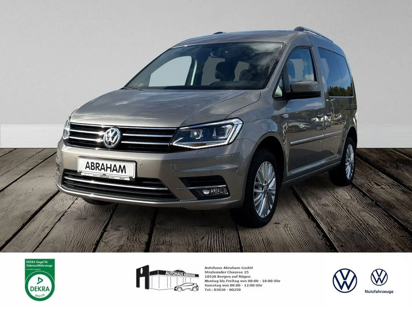 Volkswagen Caddy 1.4 TSI Highline Beige - 1