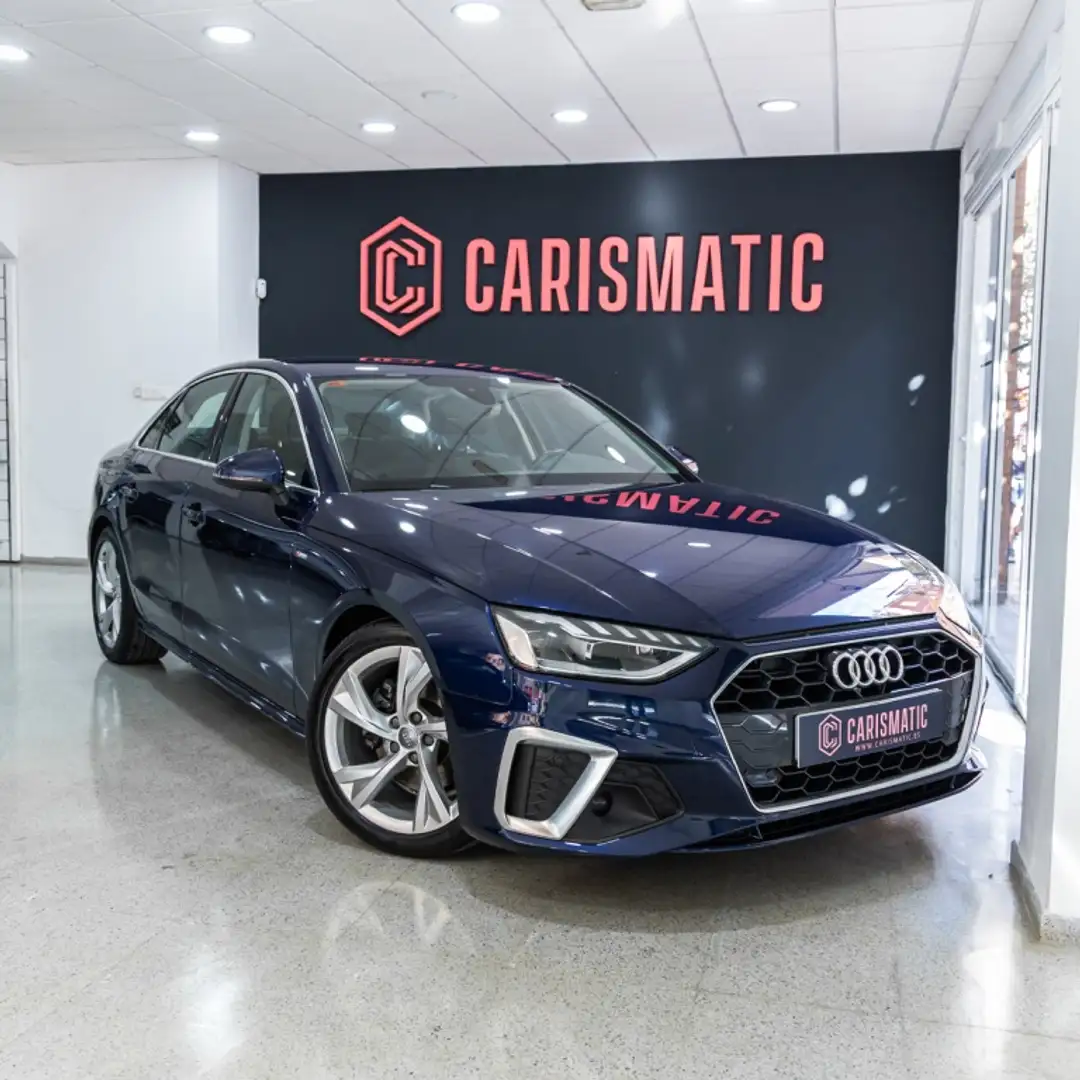 Audi A4 30 TDI S line S tronic 100kW Blau - 1