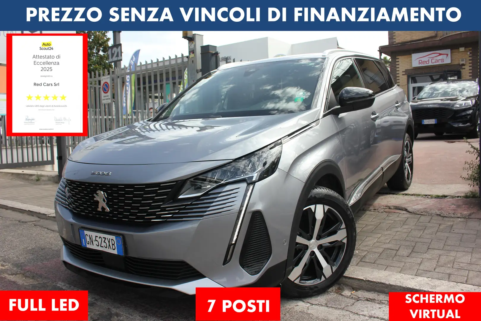 Peugeot 5008 1.5 HDI ALLURE EAT8 *PREZZO VERO* 7 POSTI UNIPRO - 1