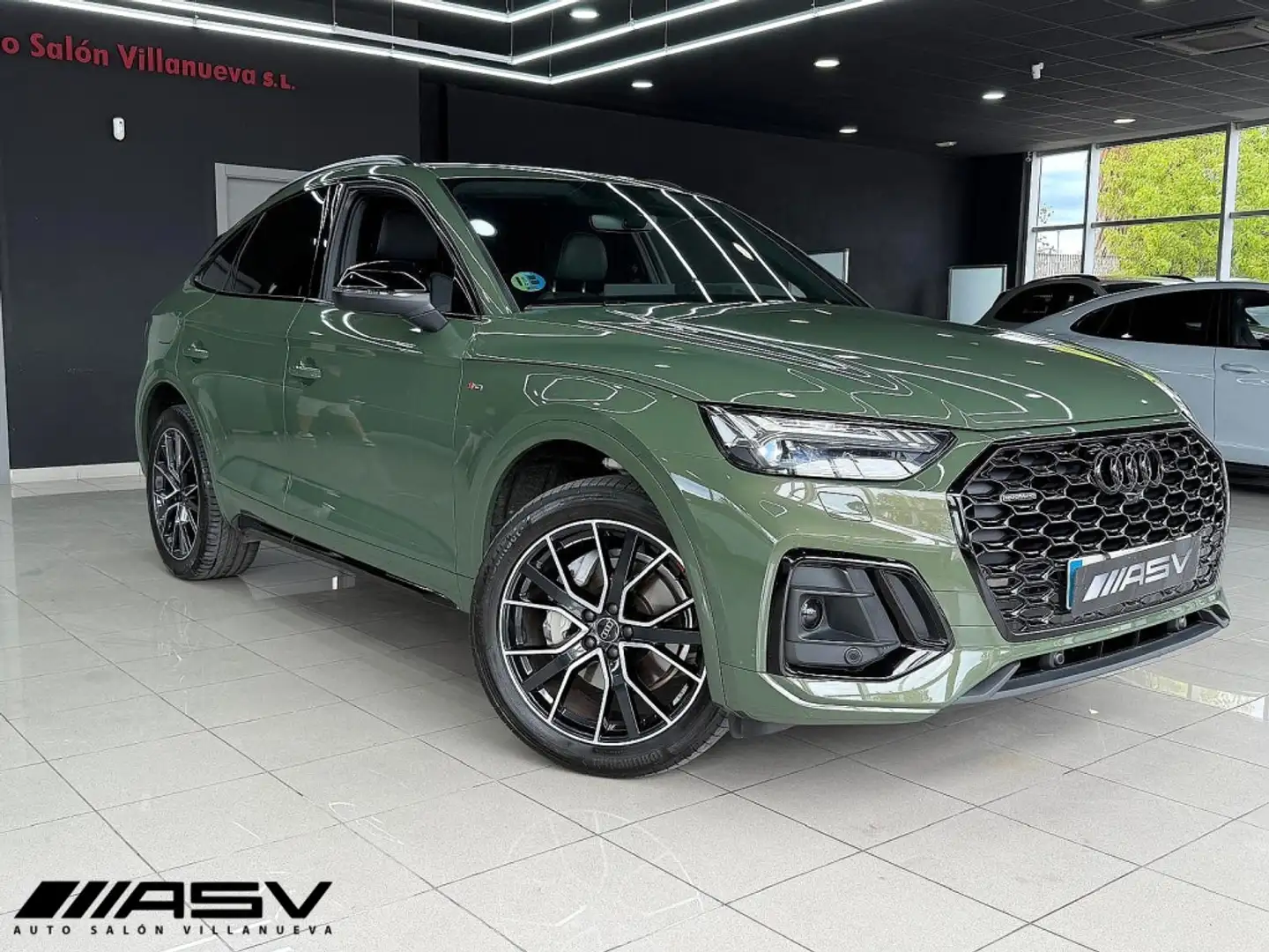 Audi Q5 2.0TDI quattro S tronic Black line 150kW Verde - 1