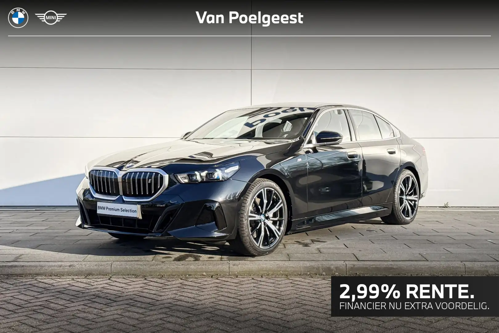 BMW i5 Sedan eDrive40 M-Sport Innovation | M Sport | Glaz Zwart - 1
