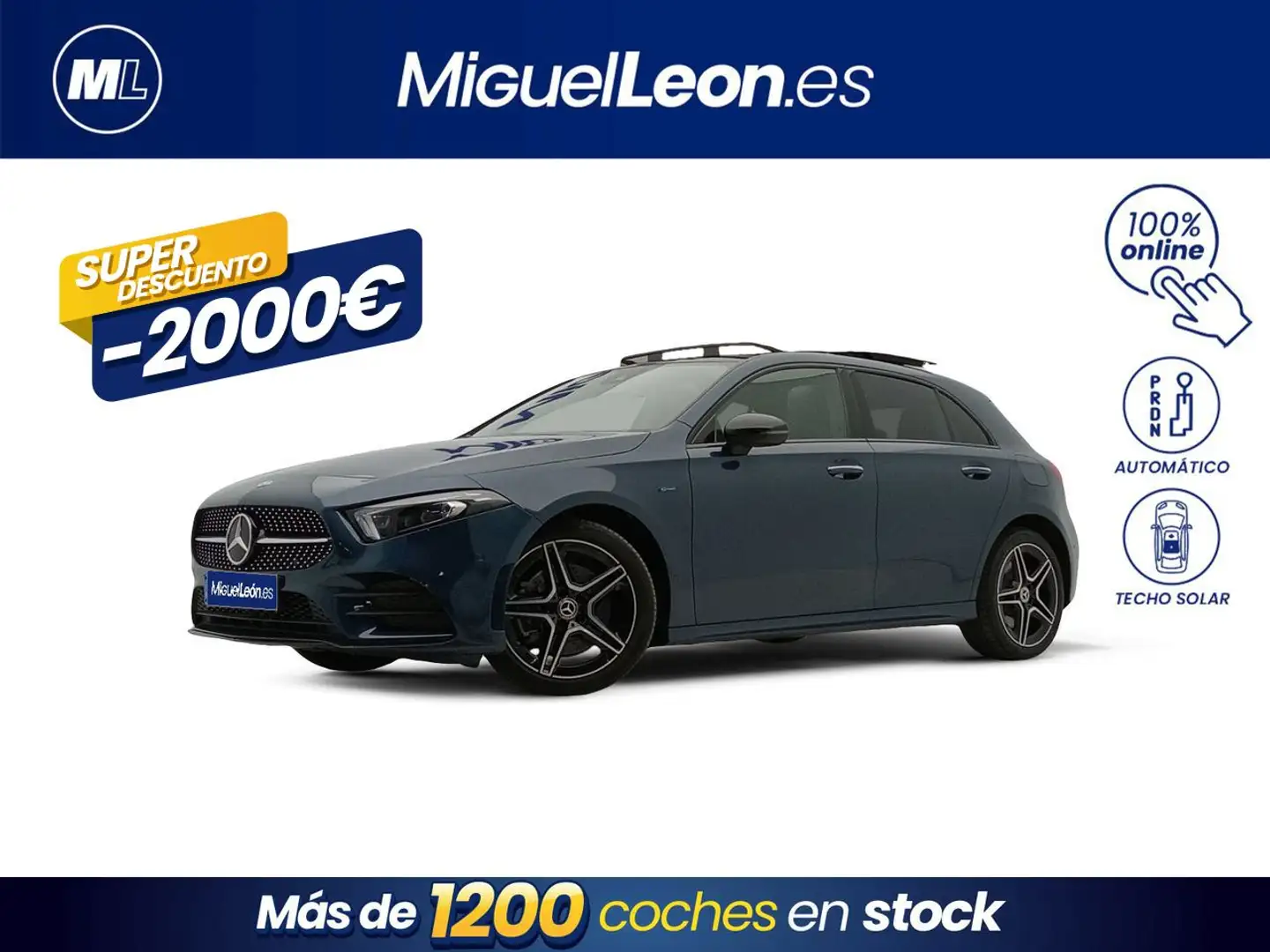 Mercedes-Benz A 250 e Azul - 1