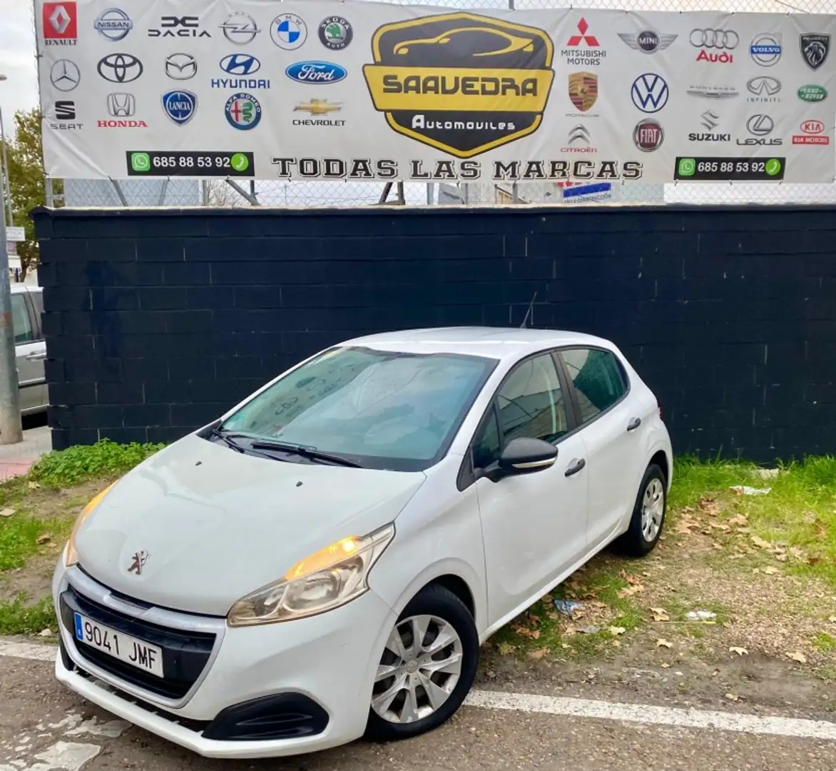 Peugeot 208 1.6BlueHDi Access 75 Blanc - 1