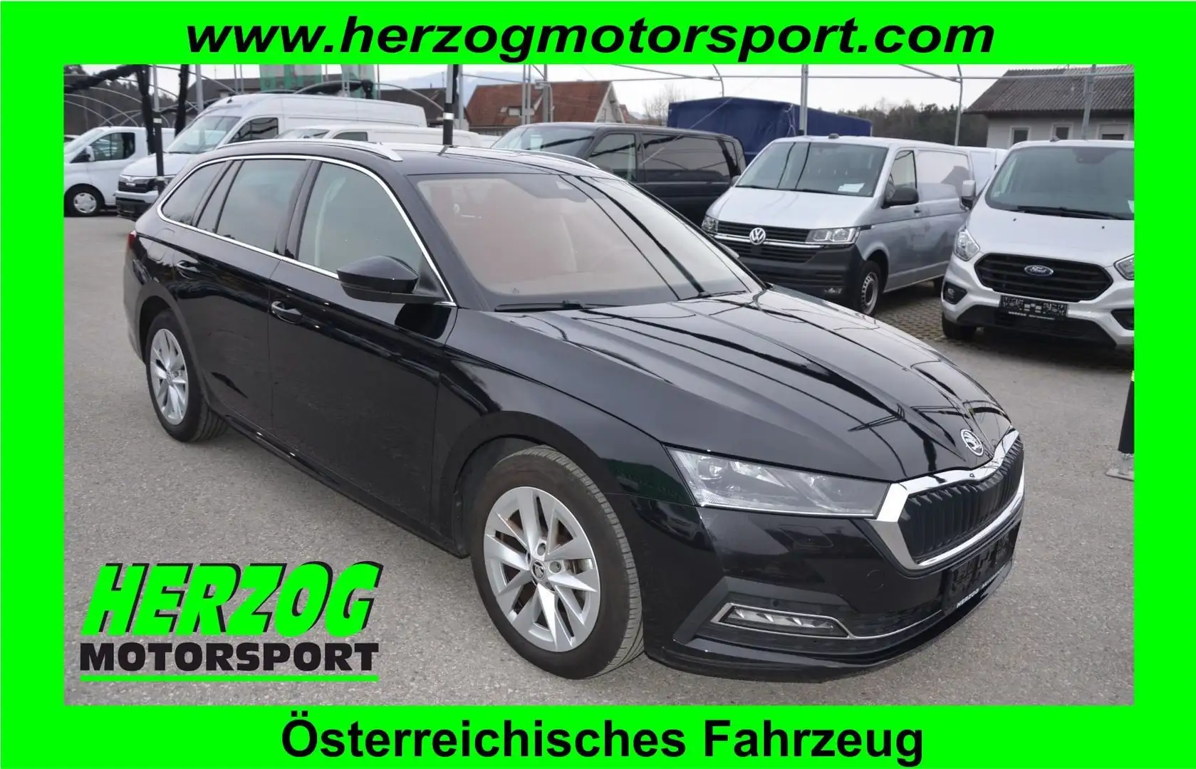 Skoda Octavia Combi 2,0 TDI DSG MATRIX VIRTUAL ACC NAVI 1.Besitz Schwarz - 1