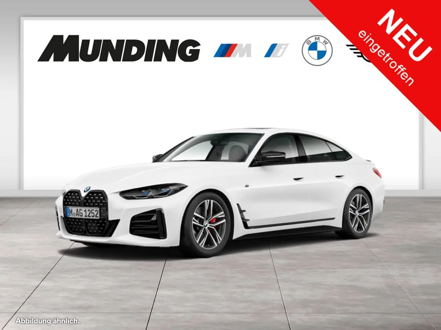 BMW 440 M440i xDrive A Gran Coupé M-Sport Navi|MFL|PDC|SHZ Weiß - 1