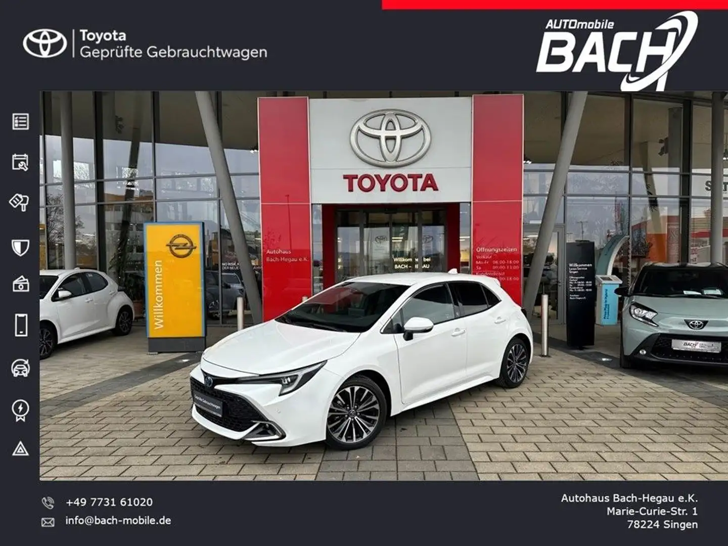 Toyota Corolla 1.8 Hybrid Team Deutschland,TECHNIK-PAK. Weiß - 1