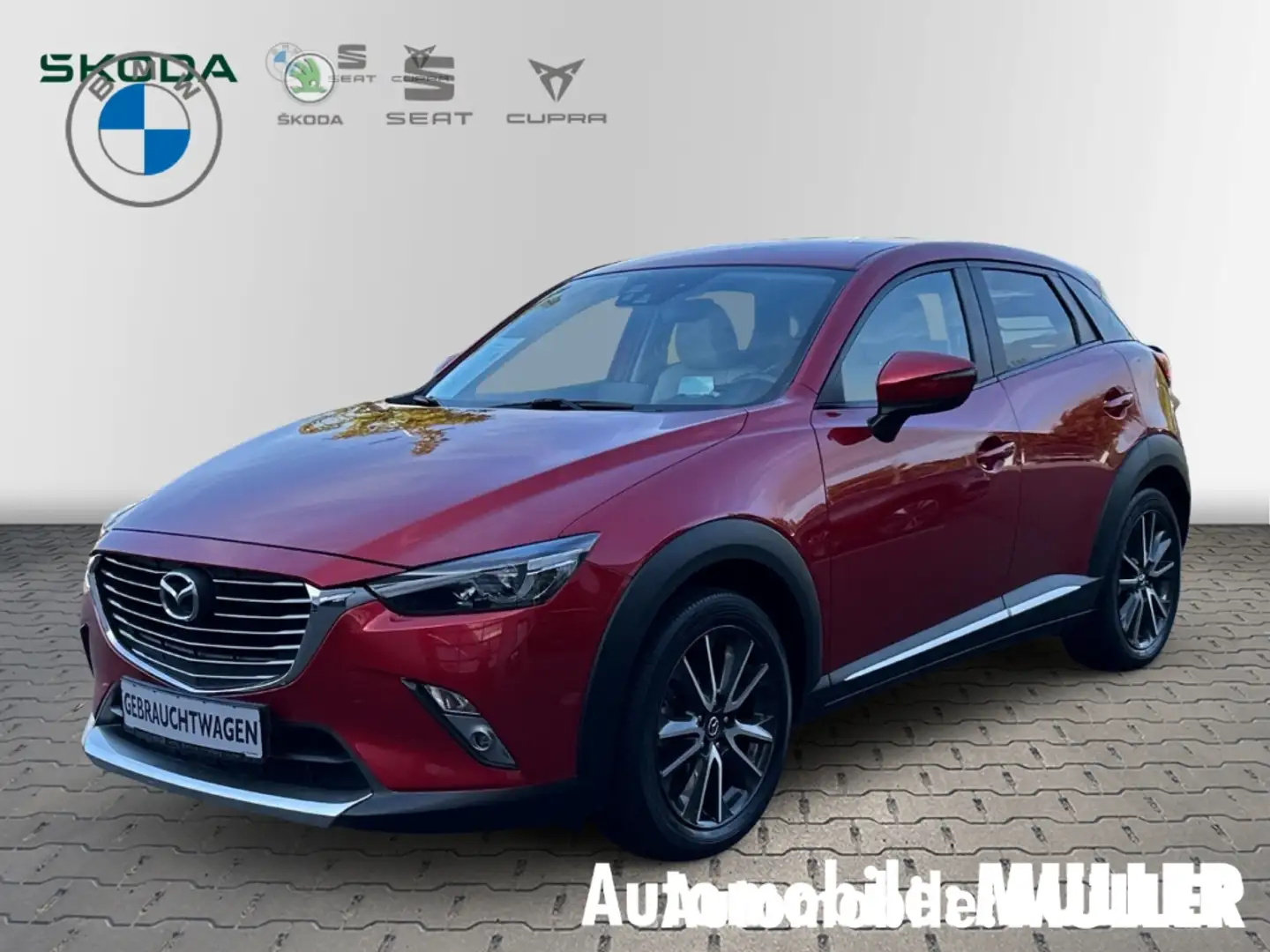 Mazda CX-3 2.0 SKYACTIV-G 150 PS  Sports-Line AWD *NAVI*elktr Rouge - 1
