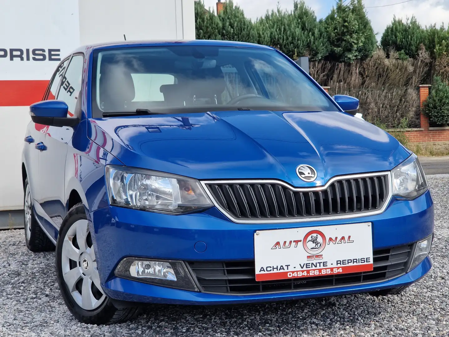 Skoda Fabia SW 1.0i 75CH*1°PROPRIETAIRE*PDC*AIRCO*EURO 6b Bleu - 2