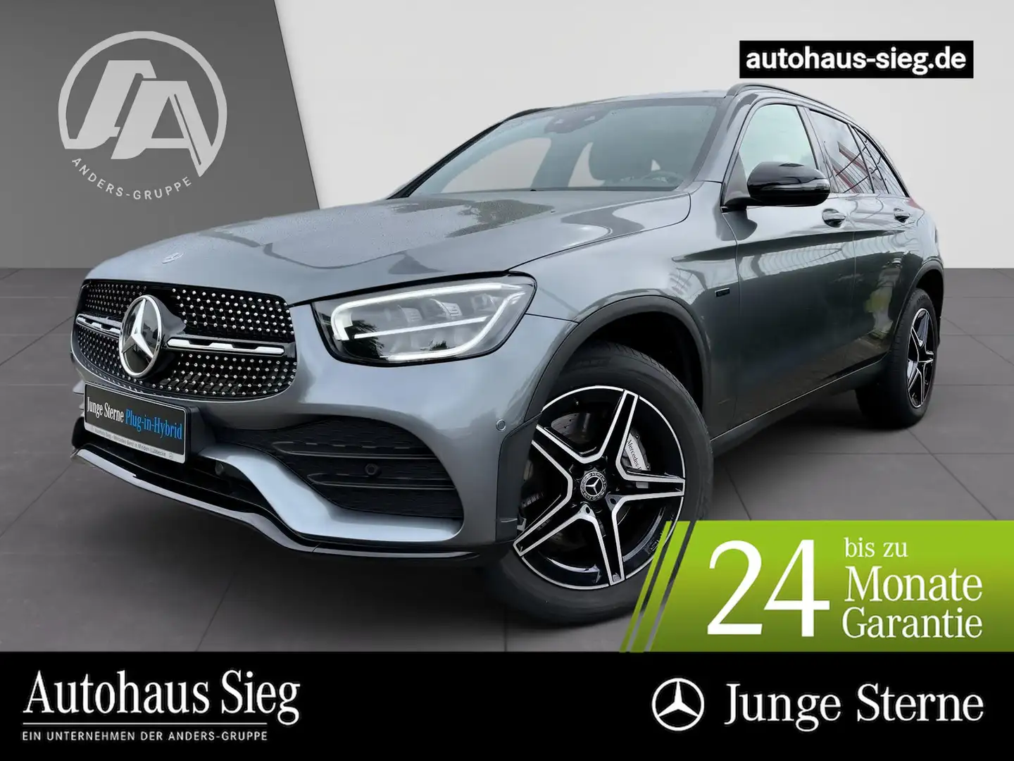Mercedes-Benz GLC 300 e 4M AMG+MBUX+Night+HUD+digCock+LED+Kam Gri - 1