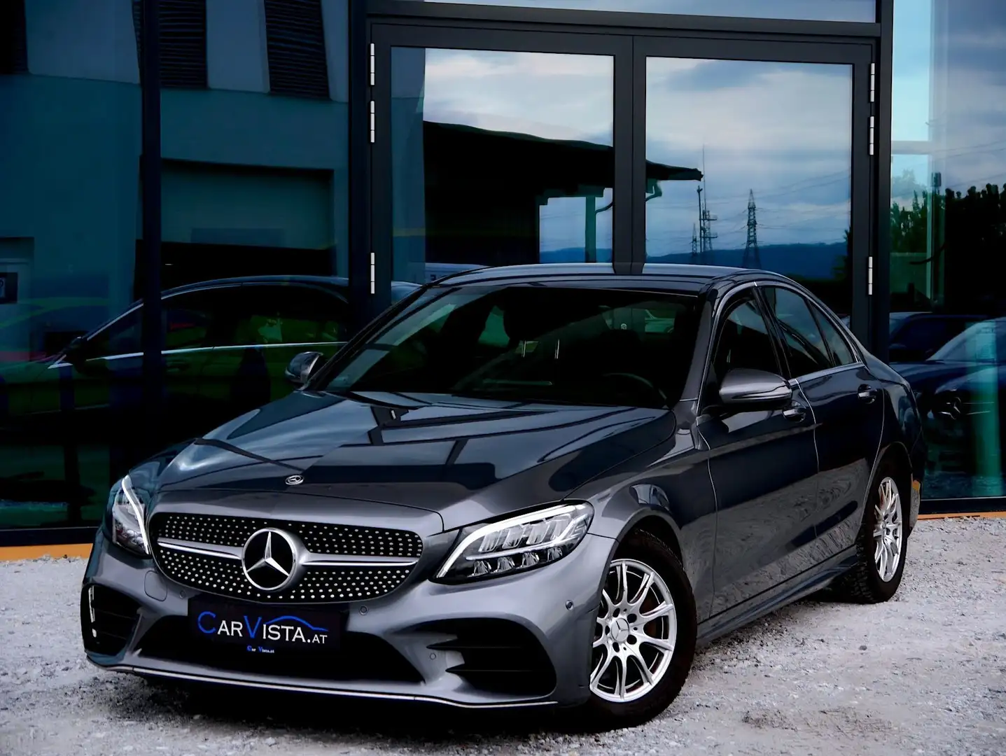 Mercedes-Benz C 220 d Aut. AMG-LINE Silber - 2
