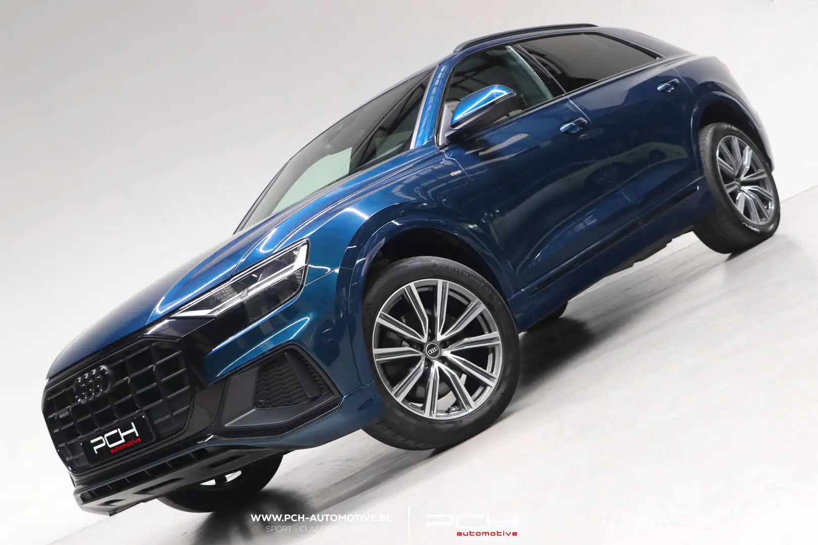 Audi Q8 50 TDi 3.0 V6 Quattro S-Line Tiptronic - VAT - Bleu - 1