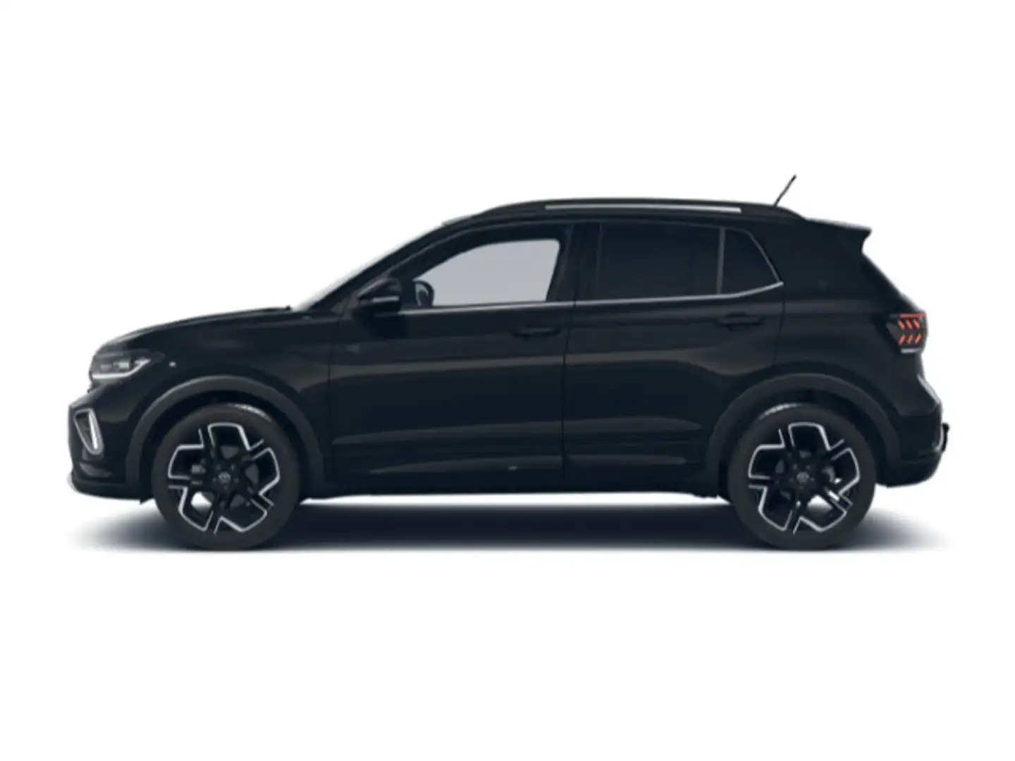 Volkswagen T-Cross R-Line 1.0 l TSI OPF 85 kW (116 PS) 7-Ga Schwarz - 2