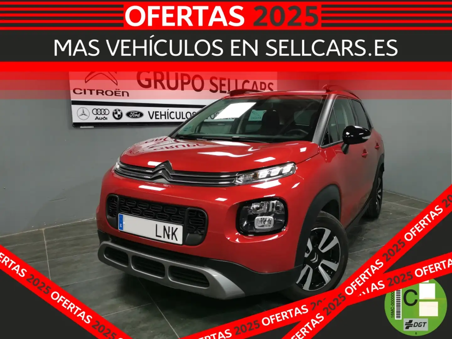 Citroen C3 Aircross Puretech S&S Feel 110 Rojo - 1