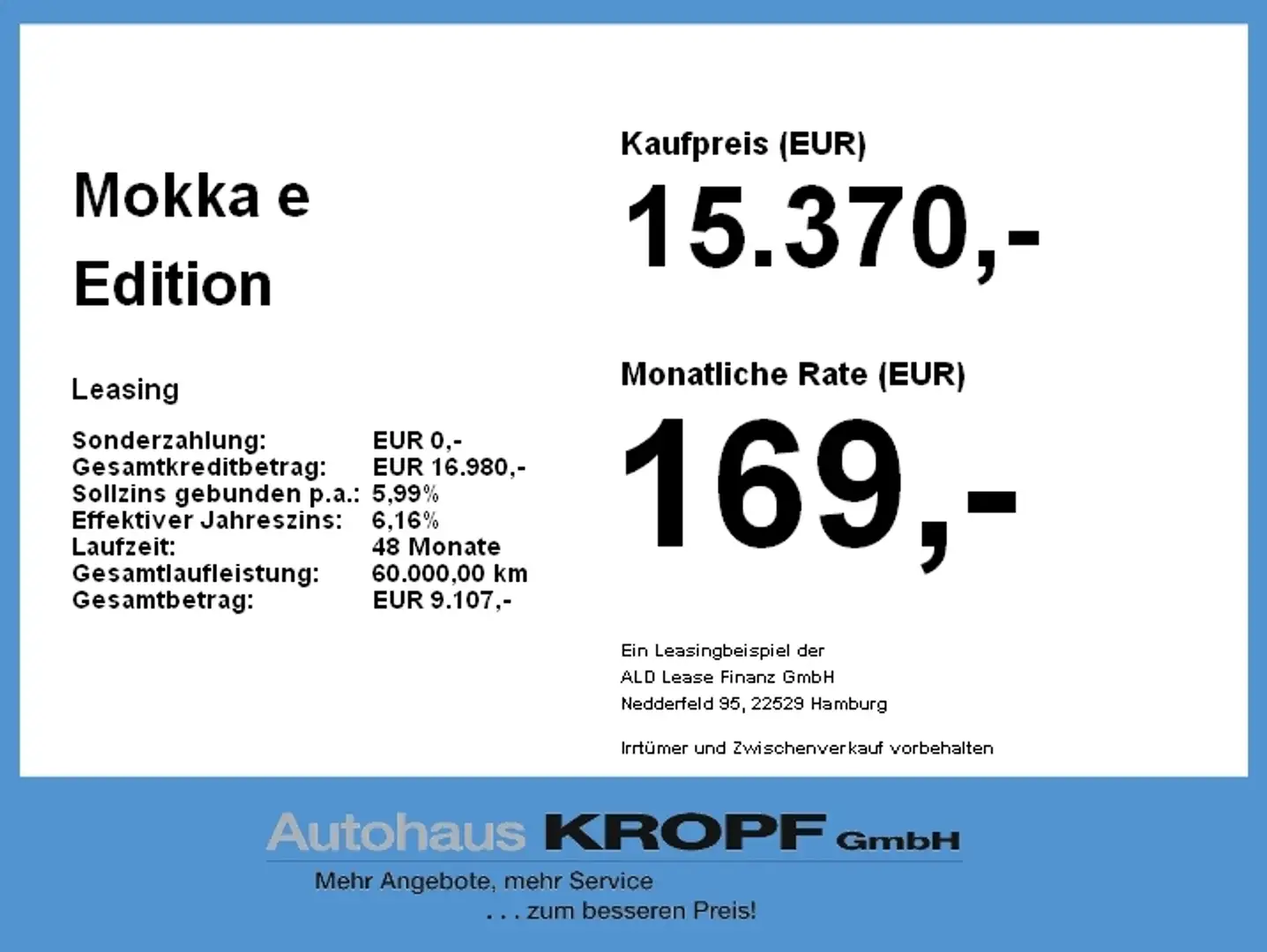 Opel Mokka-E Mokka e Edition ** LED, 3 Phasig Laden ** Grün - 2
